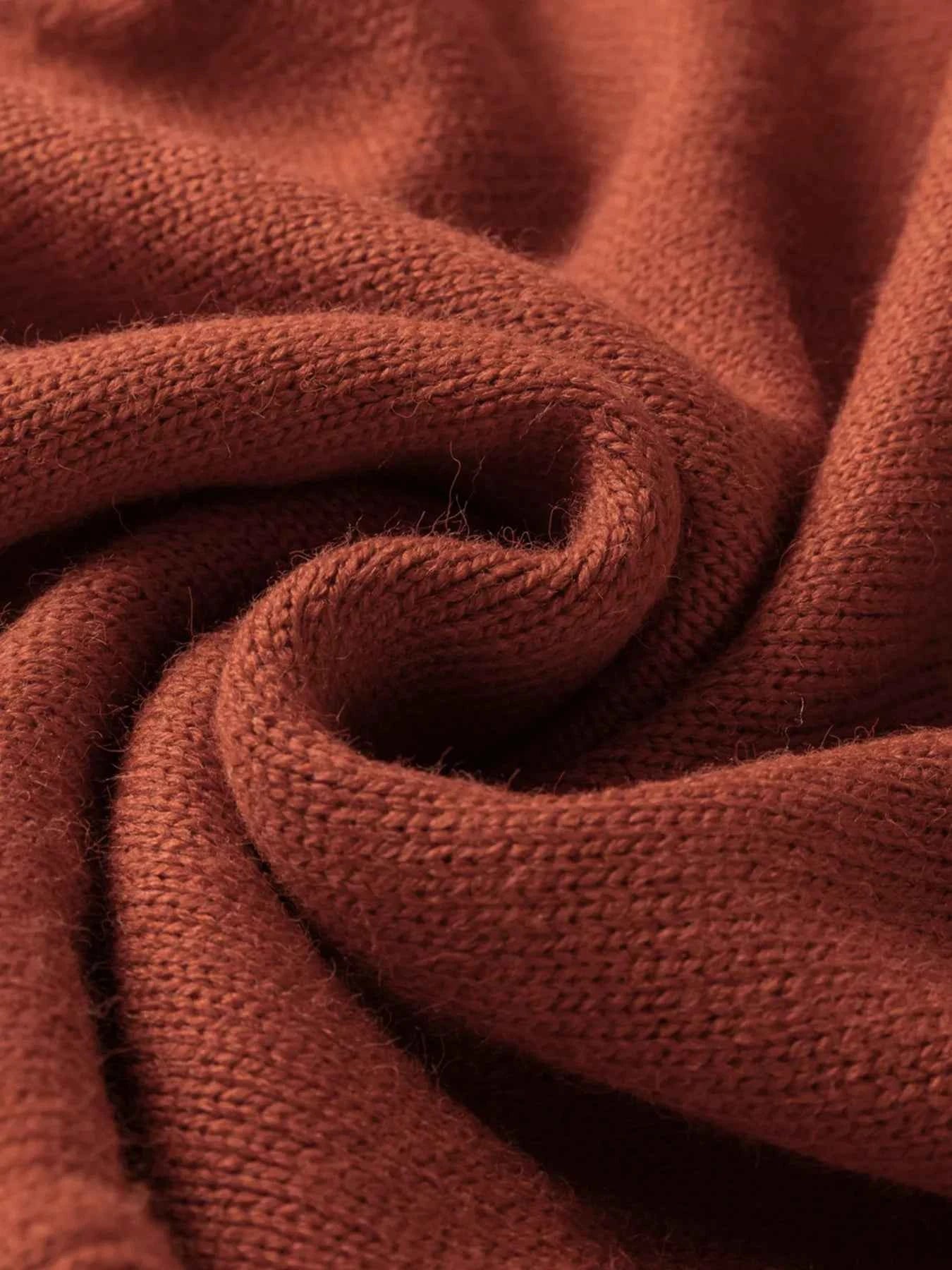 Color Block Turtleneck Drop Shoulder Knit Sweater 71b45f4356f140dd9c1cdccdb7bc591e-Max-Origin