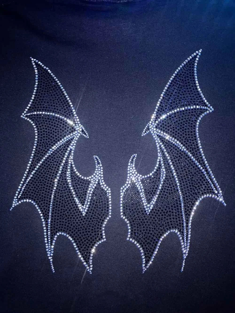 Men's Rhinestone Bat Zip Up Hoodie 7372971f-382f-48cc-913e-cabc5686ffc5-Max