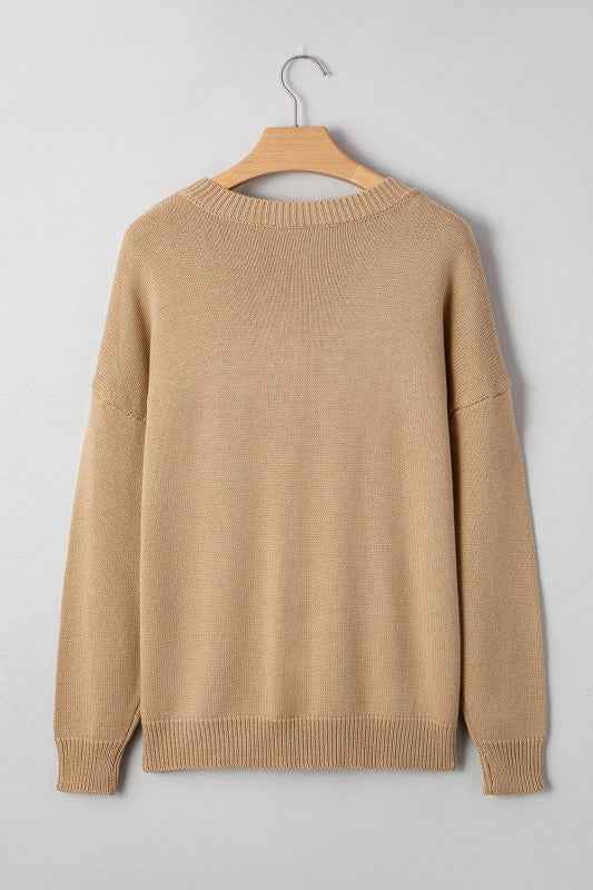 Christmas Merry Dot Dolman Sleeve Sweater 744ce88f-57ba-4924-8c91-c060b427b7fa