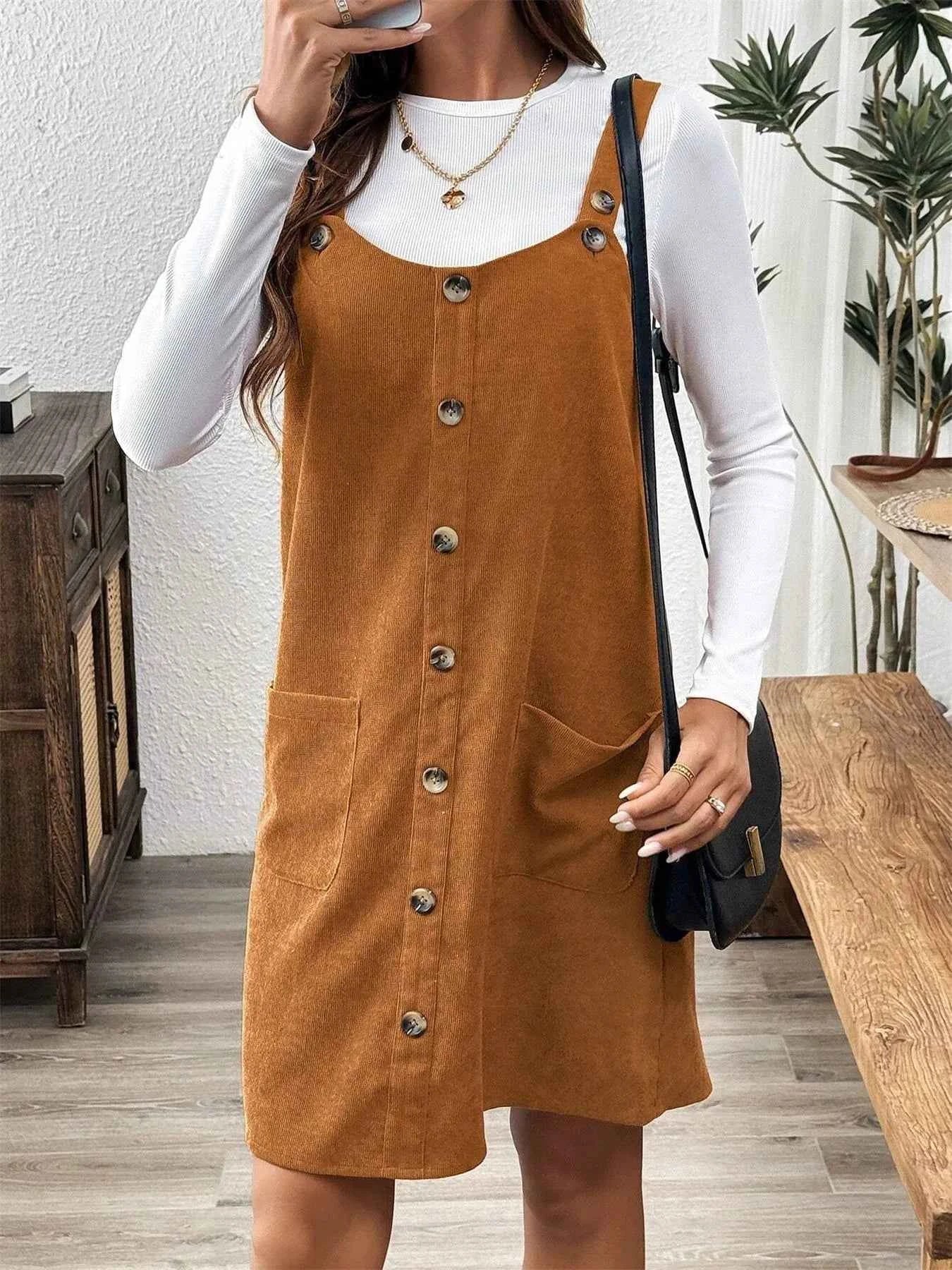 Corduroy Overall Dress with Pockets 75b1f3ed39294a47b8b9c76114d6e551-Max-Origin