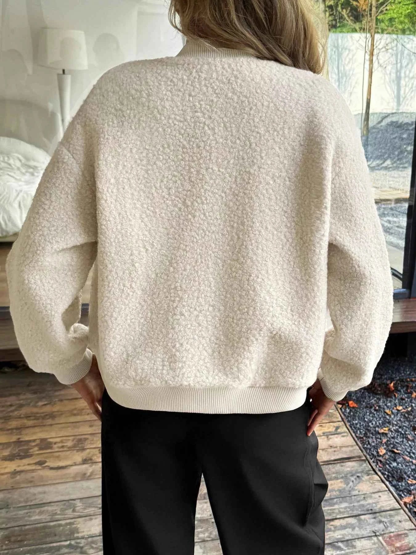 Snap Down Dropped Shoulder Jacket 770d4df3667749bcbe97659845a8645c-Max-Origin