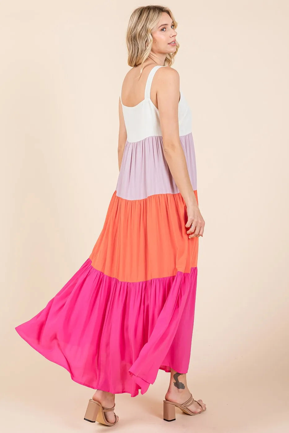 Mittoshop Color Block Tiered Pull-On Maxi Dress 77de0d37fe2c4801989527873cd9142d-Max-Origin
