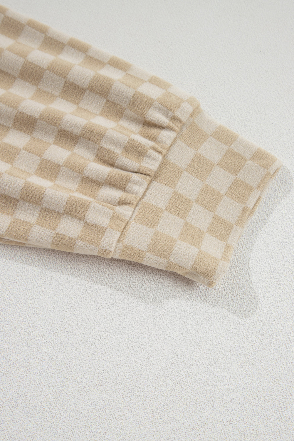 Green Checkered Kangaroo Pocket Hoodie 7abcbf0b019b3012