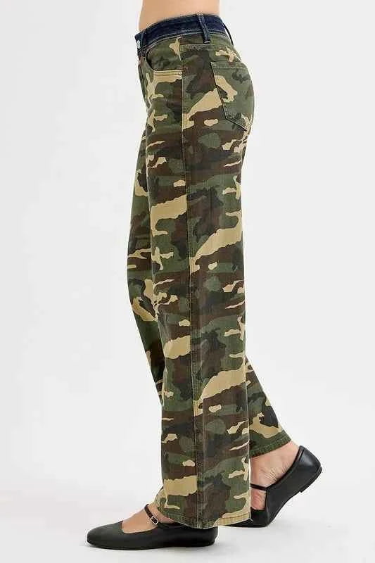 RISEN Camouflage Wide Leg Jeans 7c98aca1-8f6c-4702-9e43-0dd746fdf832-Max-Origin