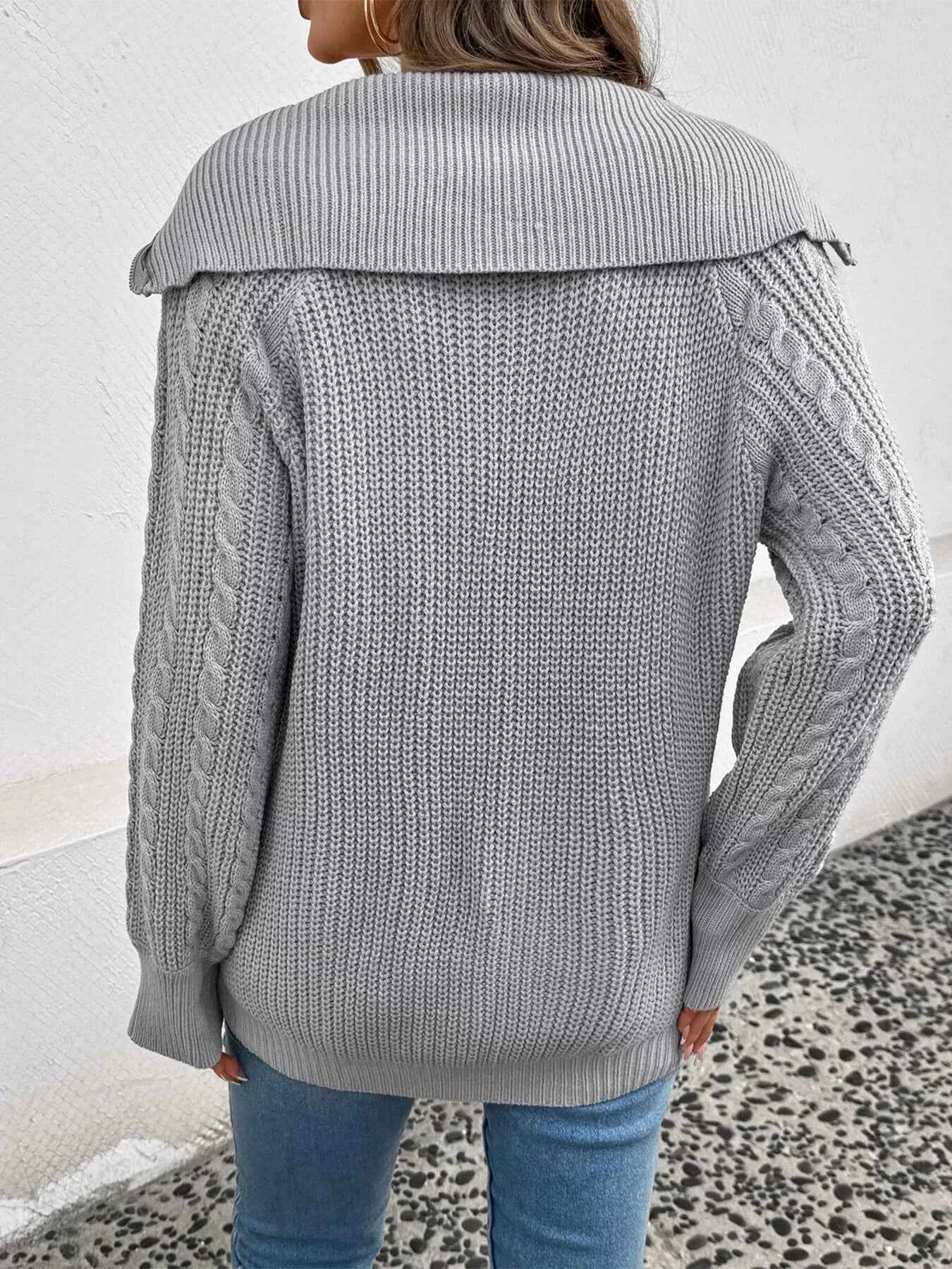 Cable Knit Half Zip Sweater 7e02a7f3bf0a4ca29a370b2f71ef9a27-Max-Origin