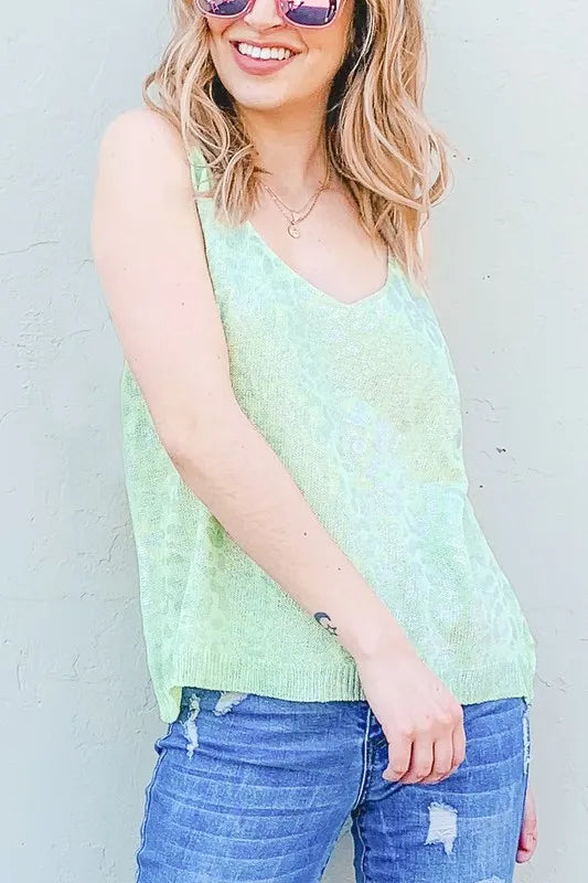 And The Why Leopard Foil Print Sleeveless Sweater Top 7e982c6ed2644418bdb8e33c6a437fea-Max-Origin