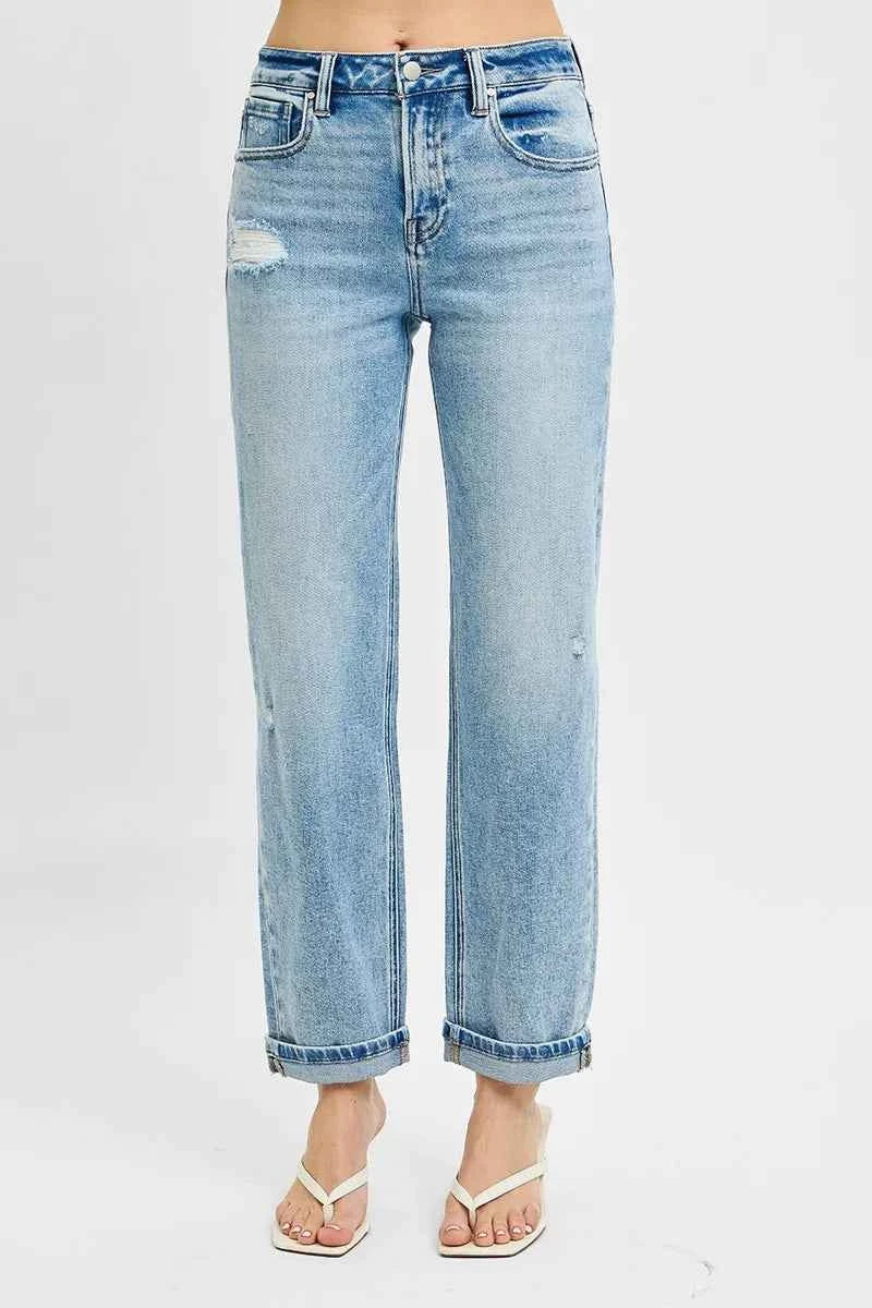 RISEN Full Size High Rise Ankle Boyfriend Distressed Jeans Plus Size Light 7eef8869-db15-4087-8dc0-efb09e780881-Max