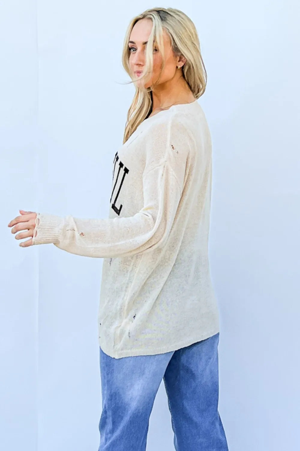 And The Why GRATEFUL Long Sleeve Knit Top 8175aa92-2a9a-44d4-965d-39d46f683f0f-Max