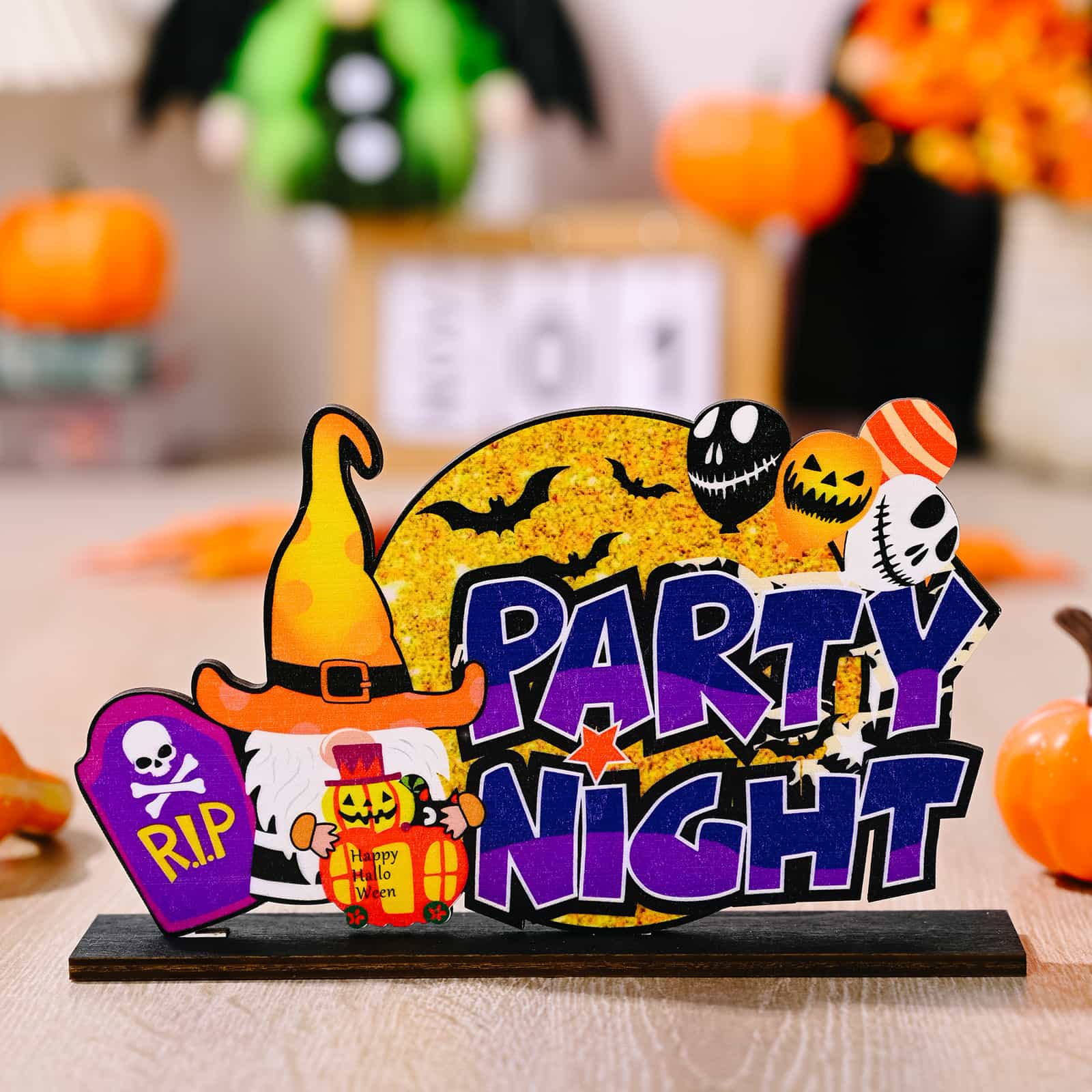 Assorted 2-Piece Halloween Element Ornaments Style B One Size 81f5d11b22754b50a45abedde8fb206b-Max