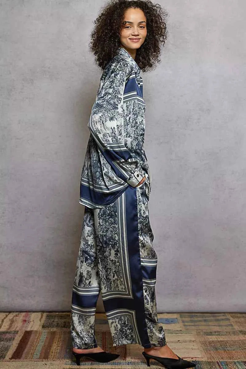 POL Floral Printed Woven Wide Leg Drawstring Pants 84e74802-3487-4f67-8a5f-5c5159e16f9e-Max-Origin