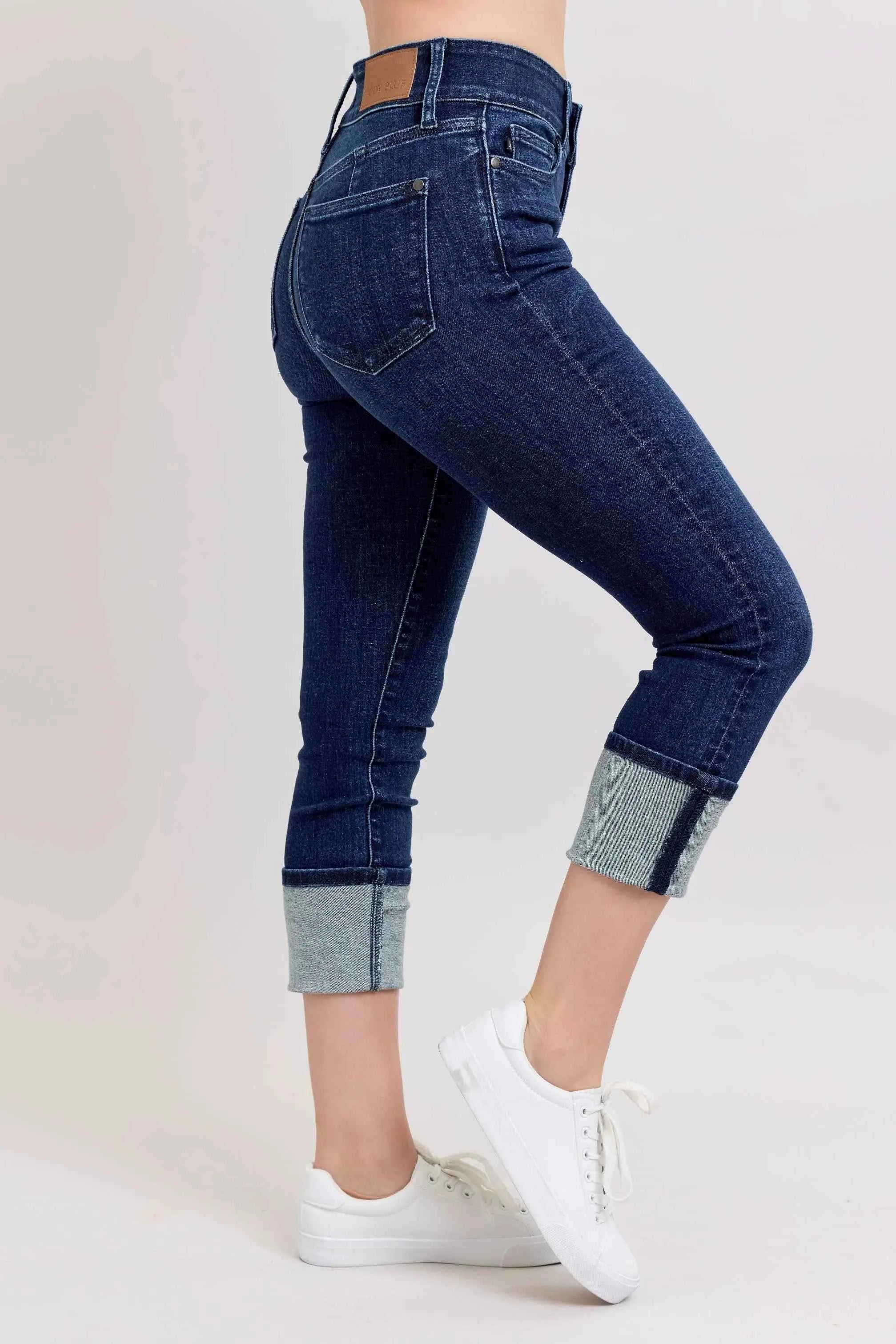 Judy Blue High-Waist Double Waist Band Skinny Jeans 8563127968c94879ab70e7db77268bab-Max-Origin