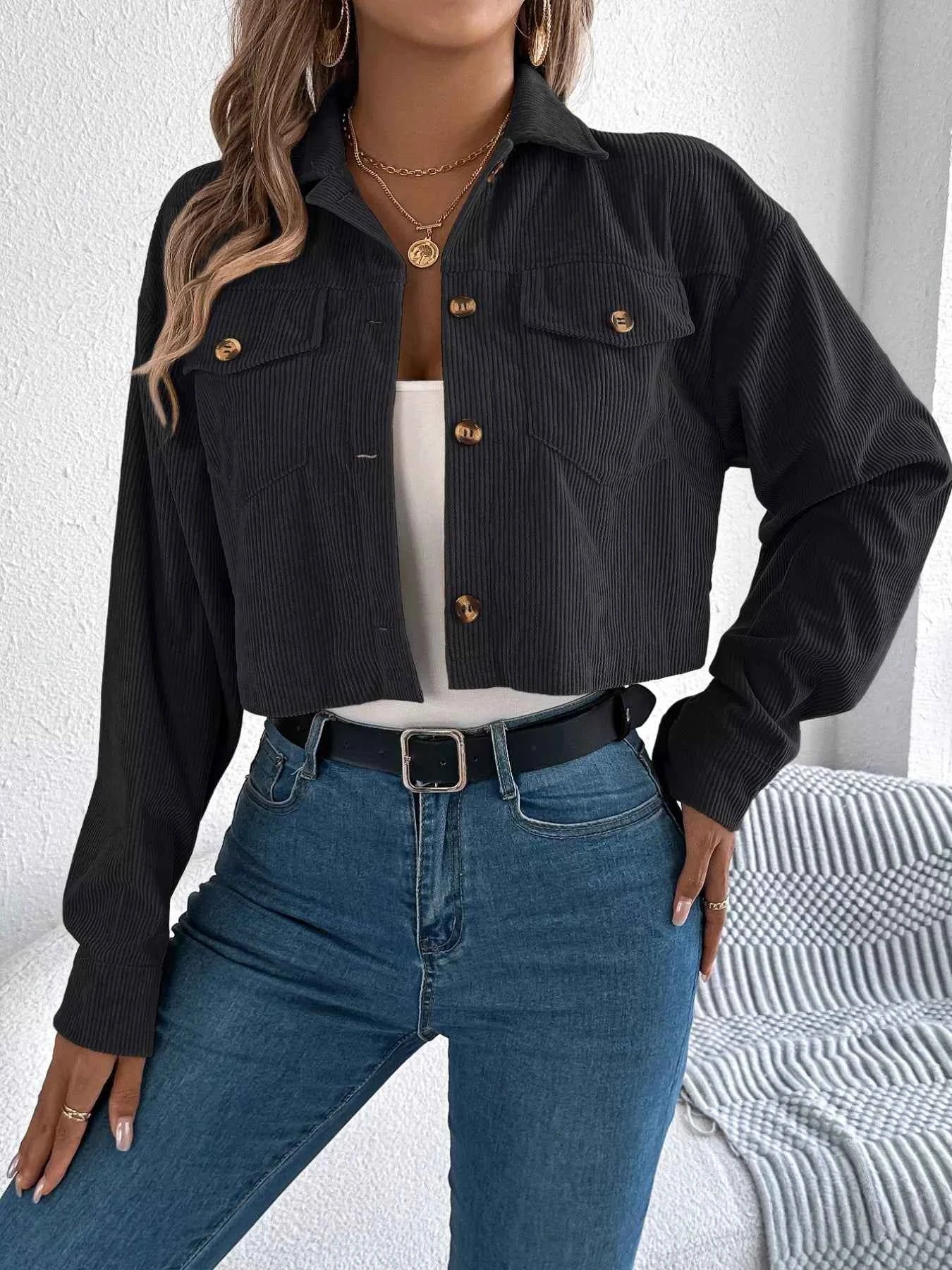 Corduroy Button-Up Dropped Shoulder Jacket 86314ed8-d859-48f9-bb54-34812ab0d1a3-Max-Origin