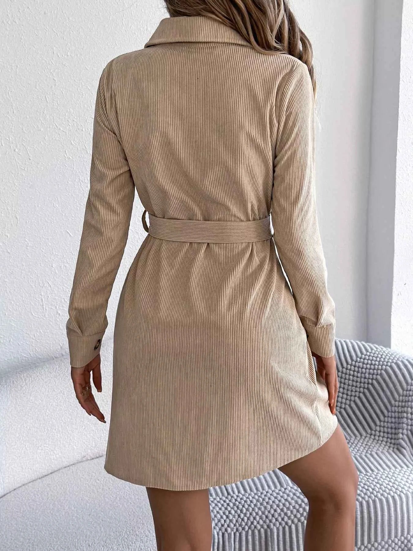 Button-Front Corduroy Shirt Dress 8641ab60fb9f4a18b2c6ecd2fc651fc8-Max-Origin