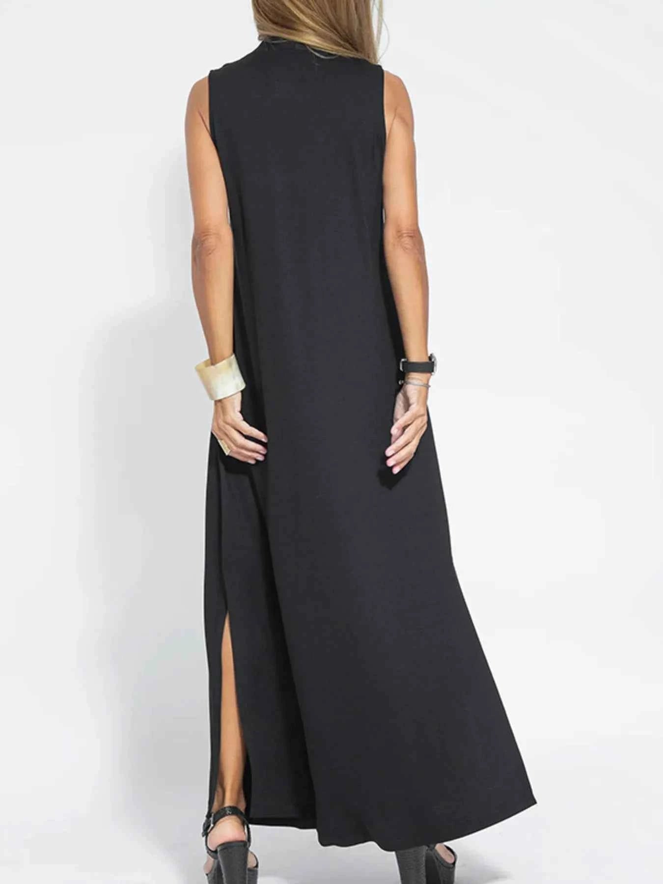 Full Size V-Neck Sleeveless Maxi Dress with Slit Plus Size 86ea39c1b27546679e7e2216f7639b3f-Max-Origin