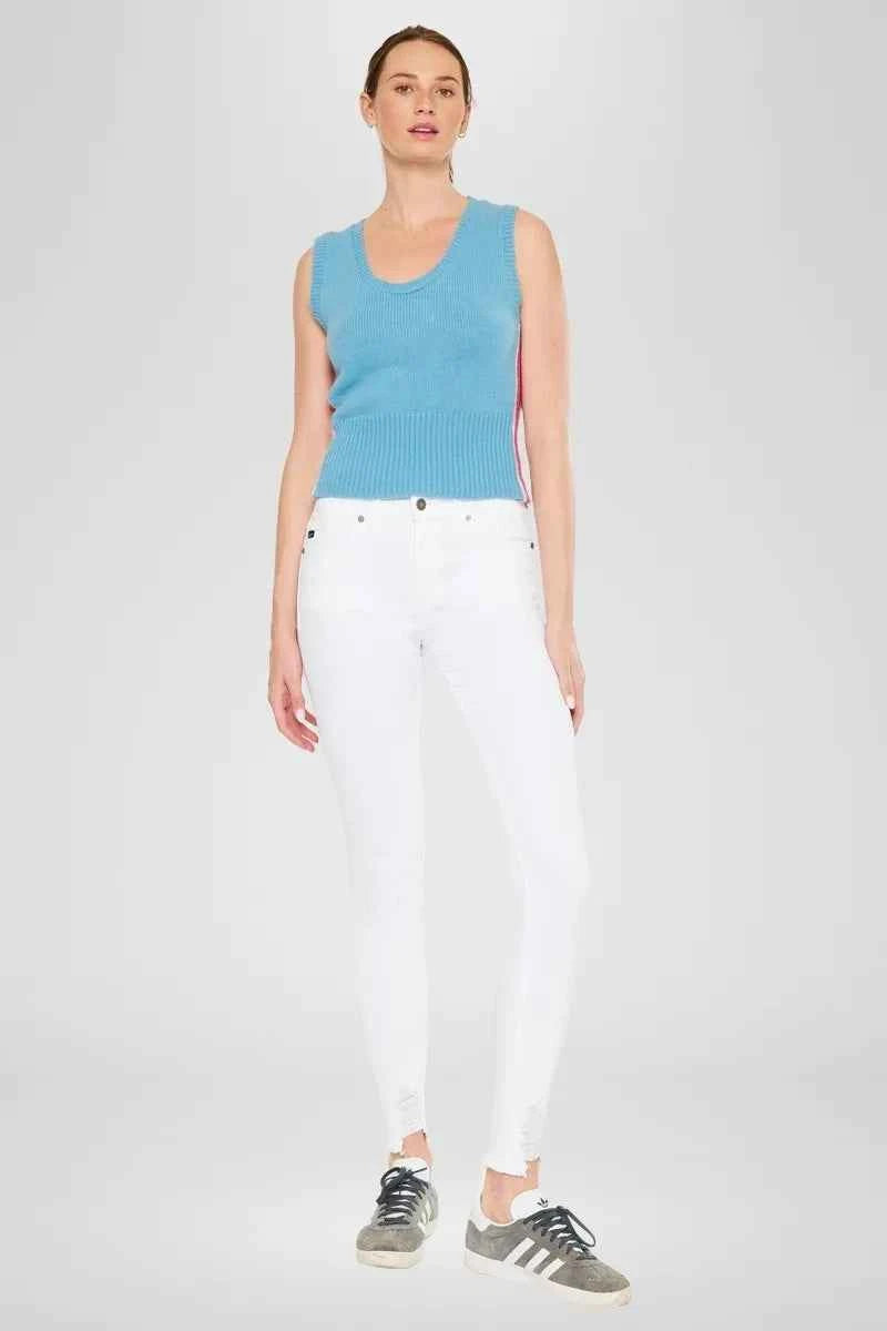 Kancan High Rise Super Skinny Jeans WHITE 8850055fec2743ca873531a0f0278d5a-Max-Origin