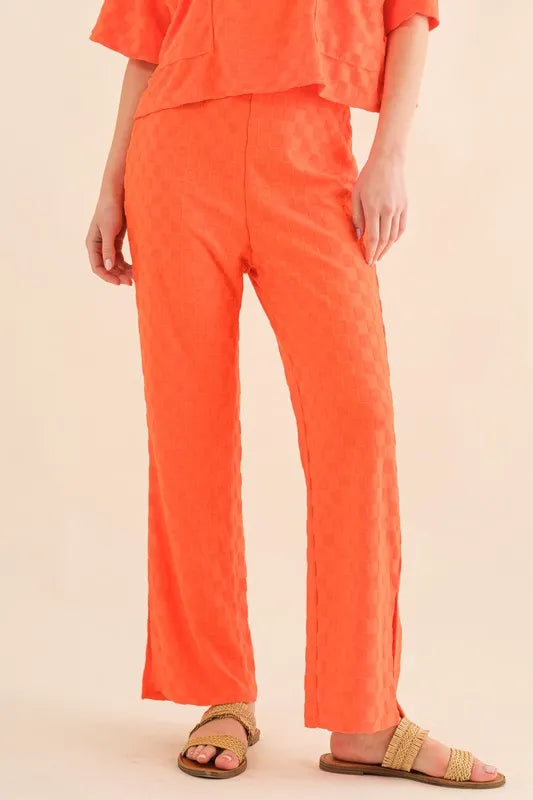 And The Why Brushed Texture Checker Board Pattern Casual Pants 887181ef2b9b48fbbe64e6b3f3b60d18-Max-Origin