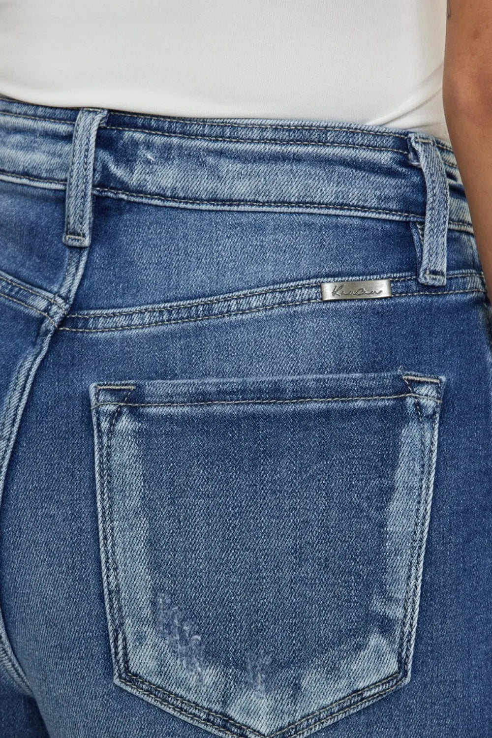 Kancan Button Fly High Rise Raw Hem Denim Shorts 890e313c-88b2-494f-a4b0-3ca13f255d5a-Max