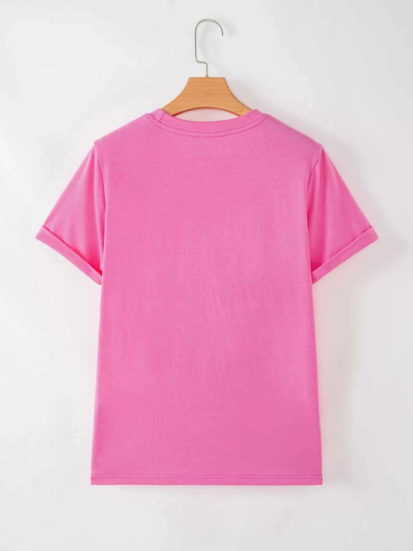 Sequined Candy Swirl Christmas Short Sleeve T Shirt 8bc7b5e316c04592b49cebd44c94a228-Max-Origin