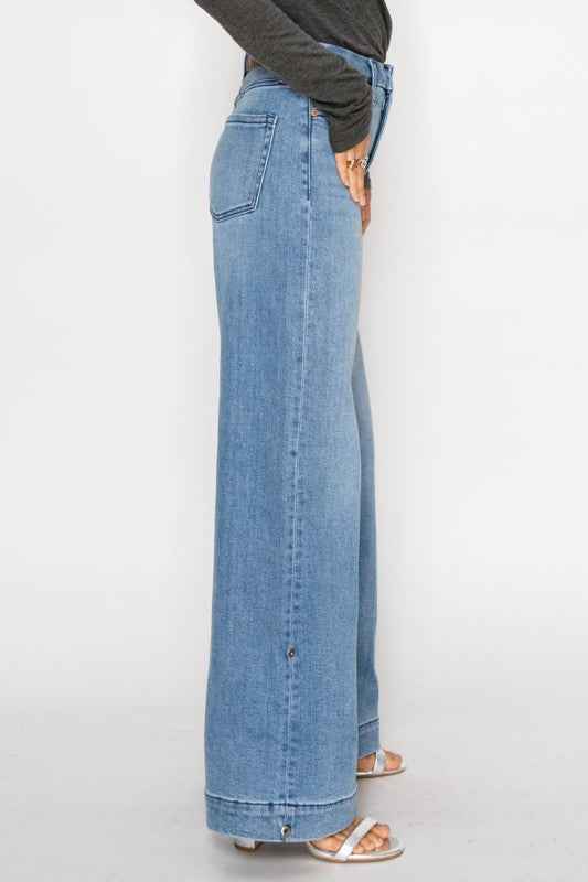AT2109WDM - TUMMY CONTROL HIGH RISE A-WIDE JEANS 8beae619-e10a-43ae-bd39-568034f34585