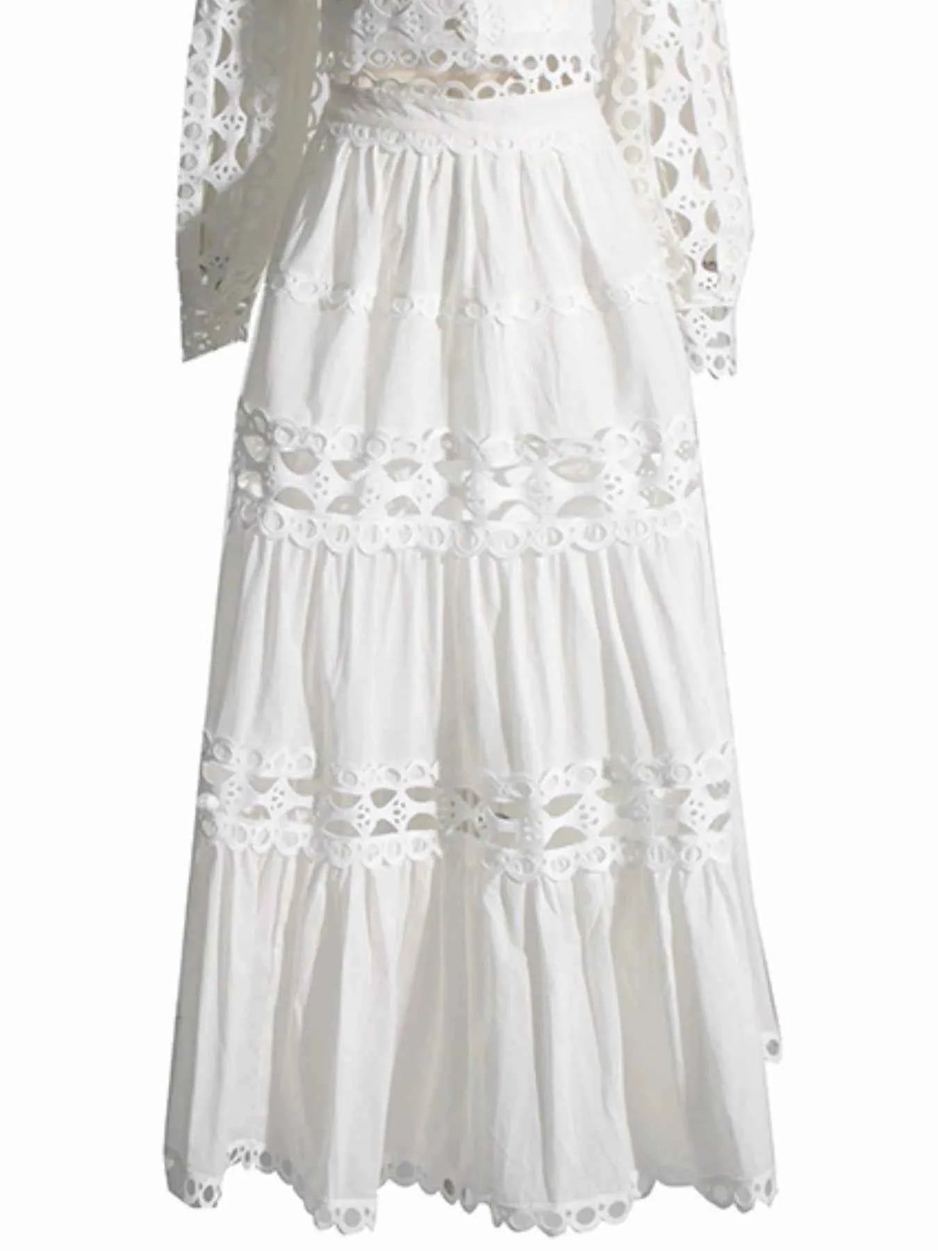 Lace Button Up Long Sleeve Top and Skirt Set 90a6438d-d082-4e74-b238-7447c5c0af5a-Max-Origin