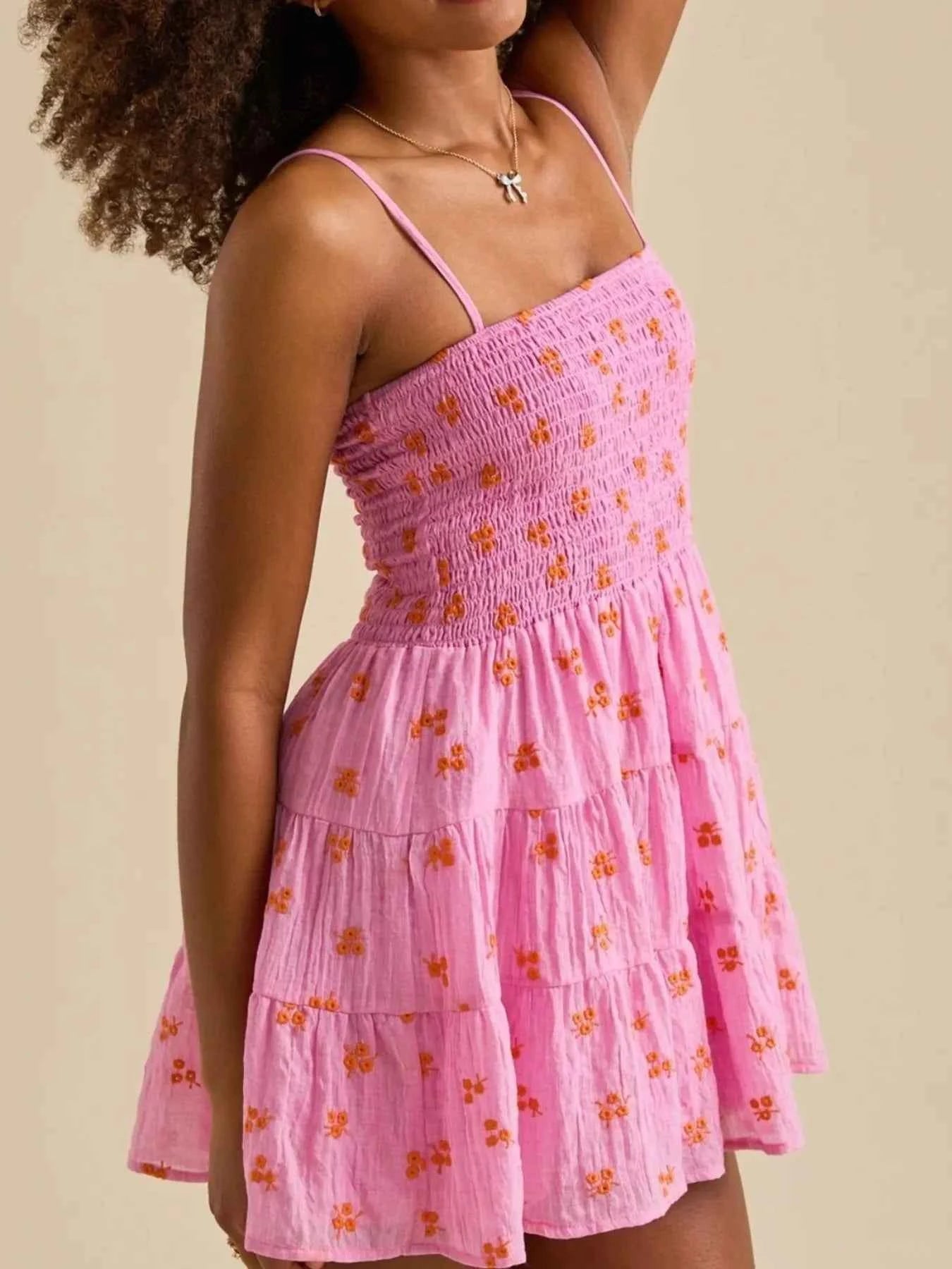 Floral Smocked Tiered Mini Cami Dress 9141d2a5-db74-461c-ab77-2fd53c8e7e3b-Max-Origin