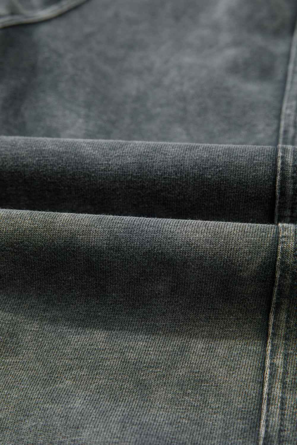 Medium Grey Mineral Wash Jogger Style High Waist Pants 918447ae2ad8168d