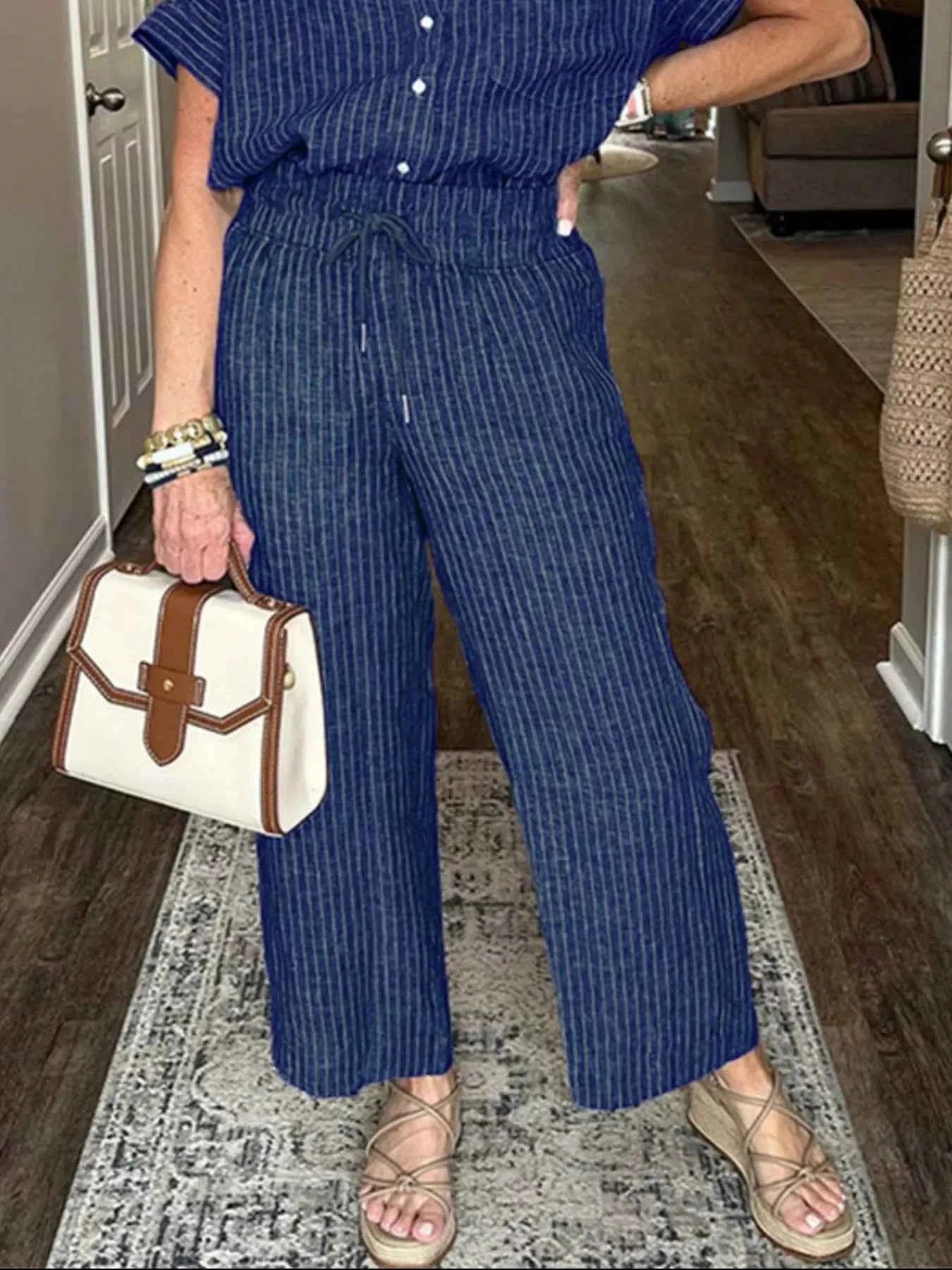 Full Size Striped Button-Up Shirt and Wide Leg Pants Casual Set Plus Size 9185f951-ed08-4f1a-b015-75de5e31fcf0-Max-Origin