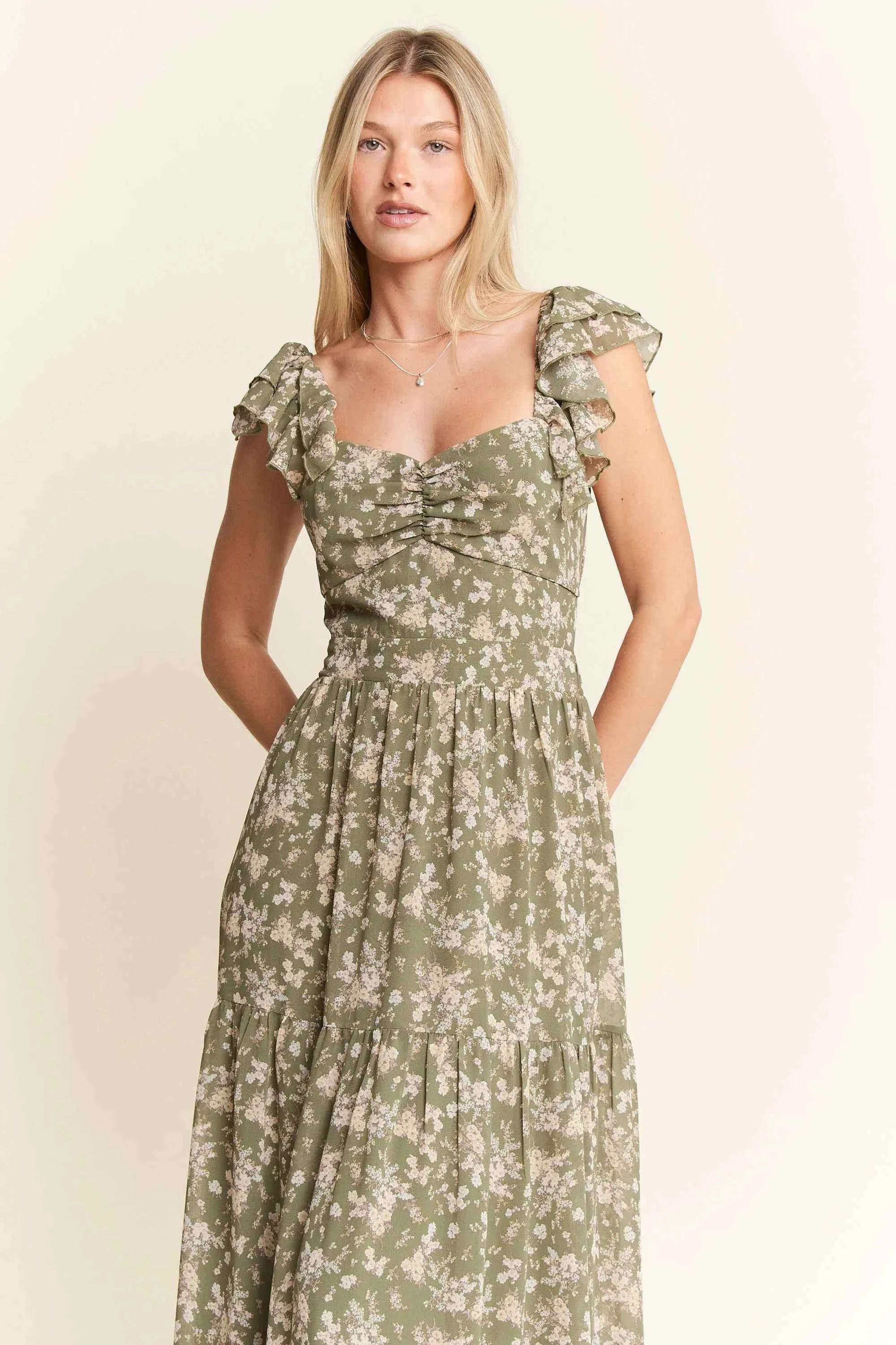 Jade By Jane Ruffle Sleeve Tiered Maxi Dress 94fed4c813484ad28846be7f097c7b77-Max-Origin