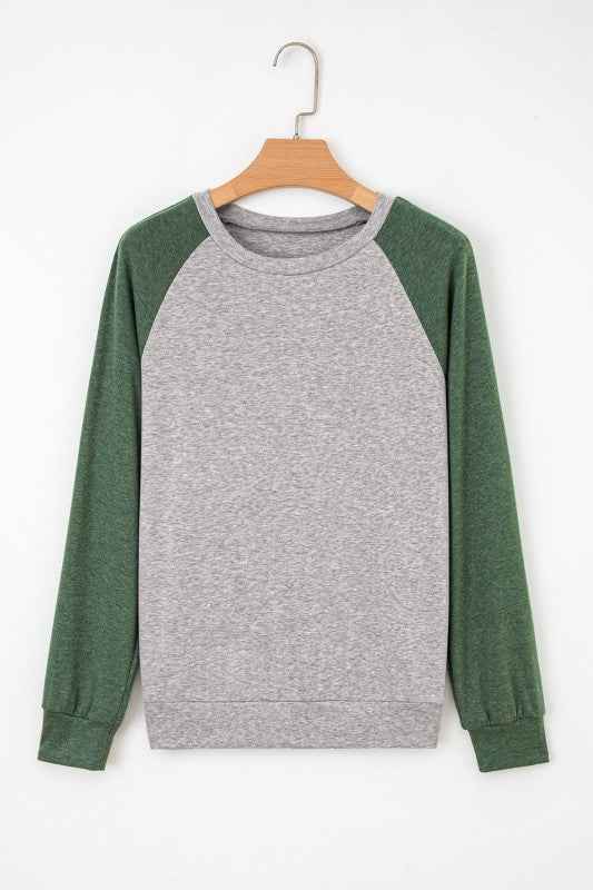 Colorblock Raglan Long Sleeve T-Shirt 9542dd70-a001-4d6a-aa72-8fbeeed68a27