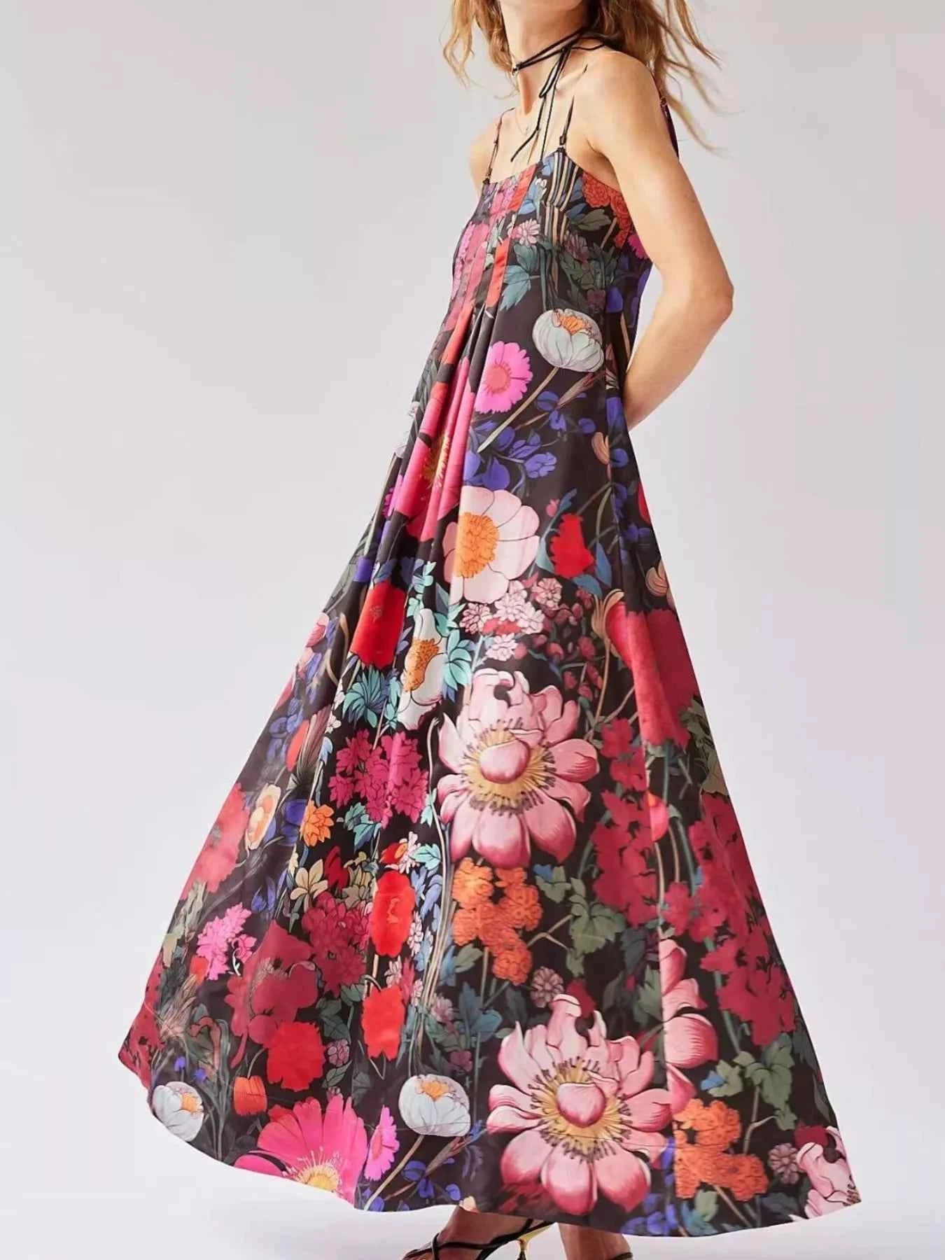 Floral Print Sleeveless Maxi Dress 963f5681-ac61-4492-8761-e549402a34ab-Max-Origin