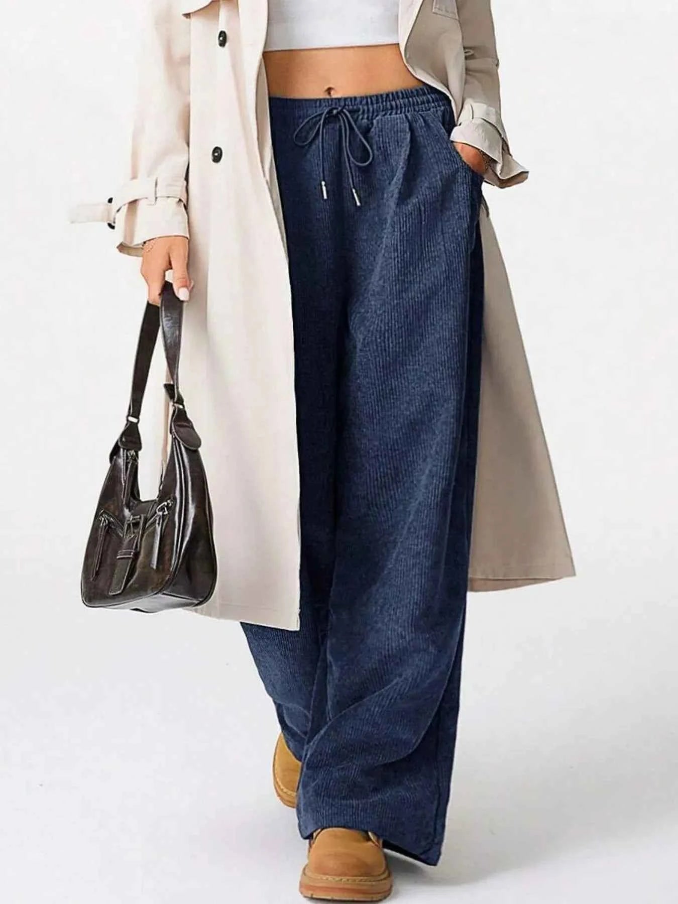 Drawstring Wide Leg Pants 975759f1-13de-4605-99b9-e19706b94100-Max-Origin