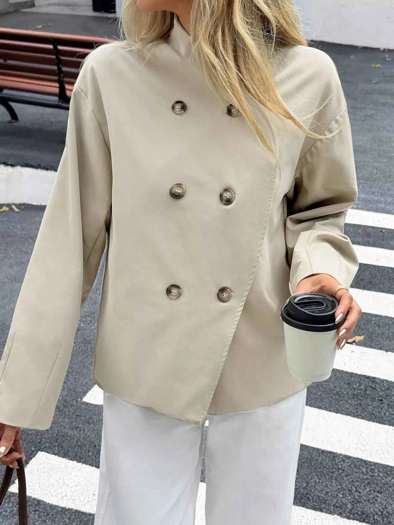 Double-Breasted Long Sleeve Jacket 977d04e1bd6d4acbbd161f375eac93b3-Max-Origin