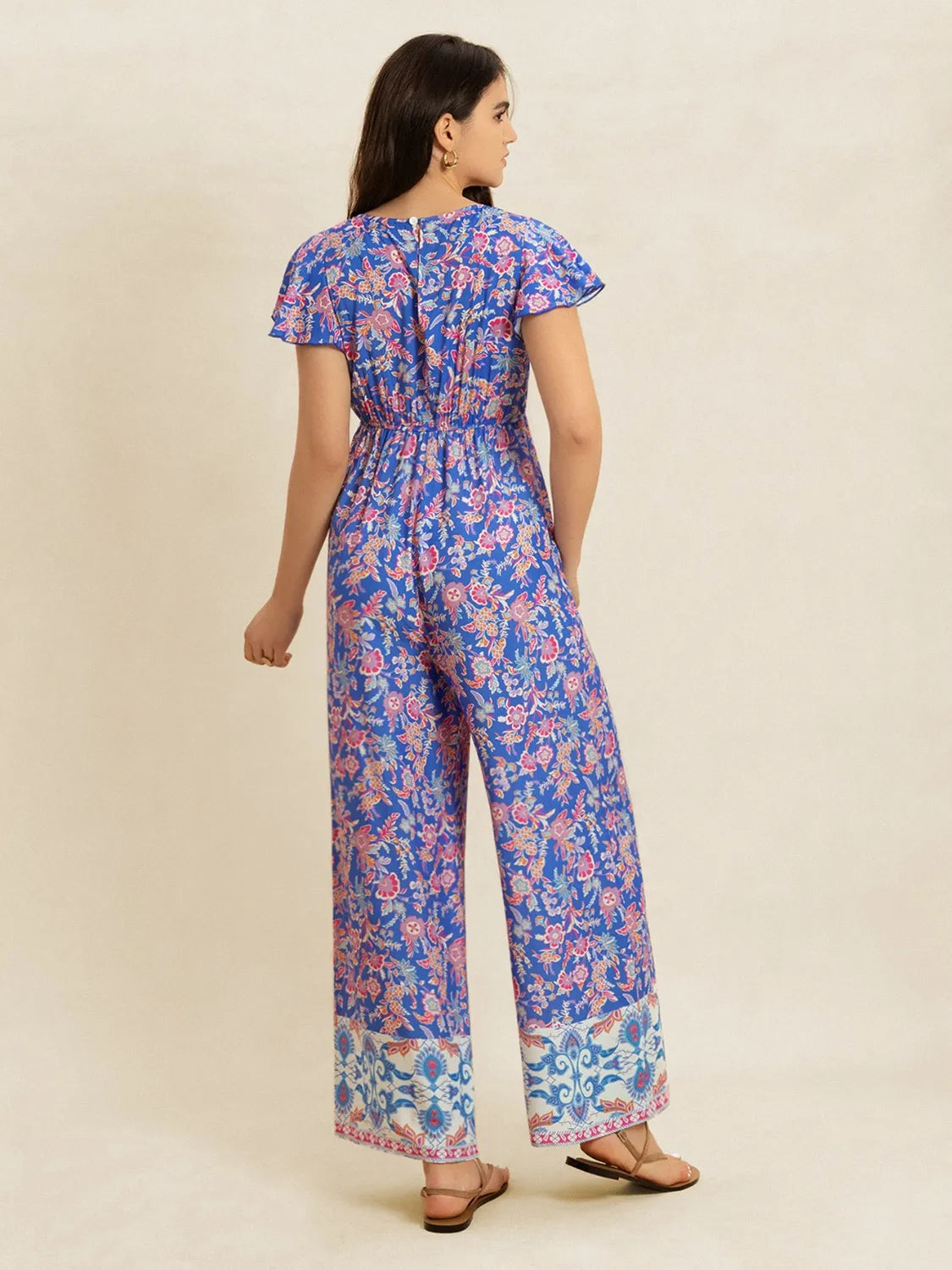 Printed V-Neck Wide Leg Jumpsuit 97bcf706-103d-439e-96aa-c12ab12462ed-Max-Origin