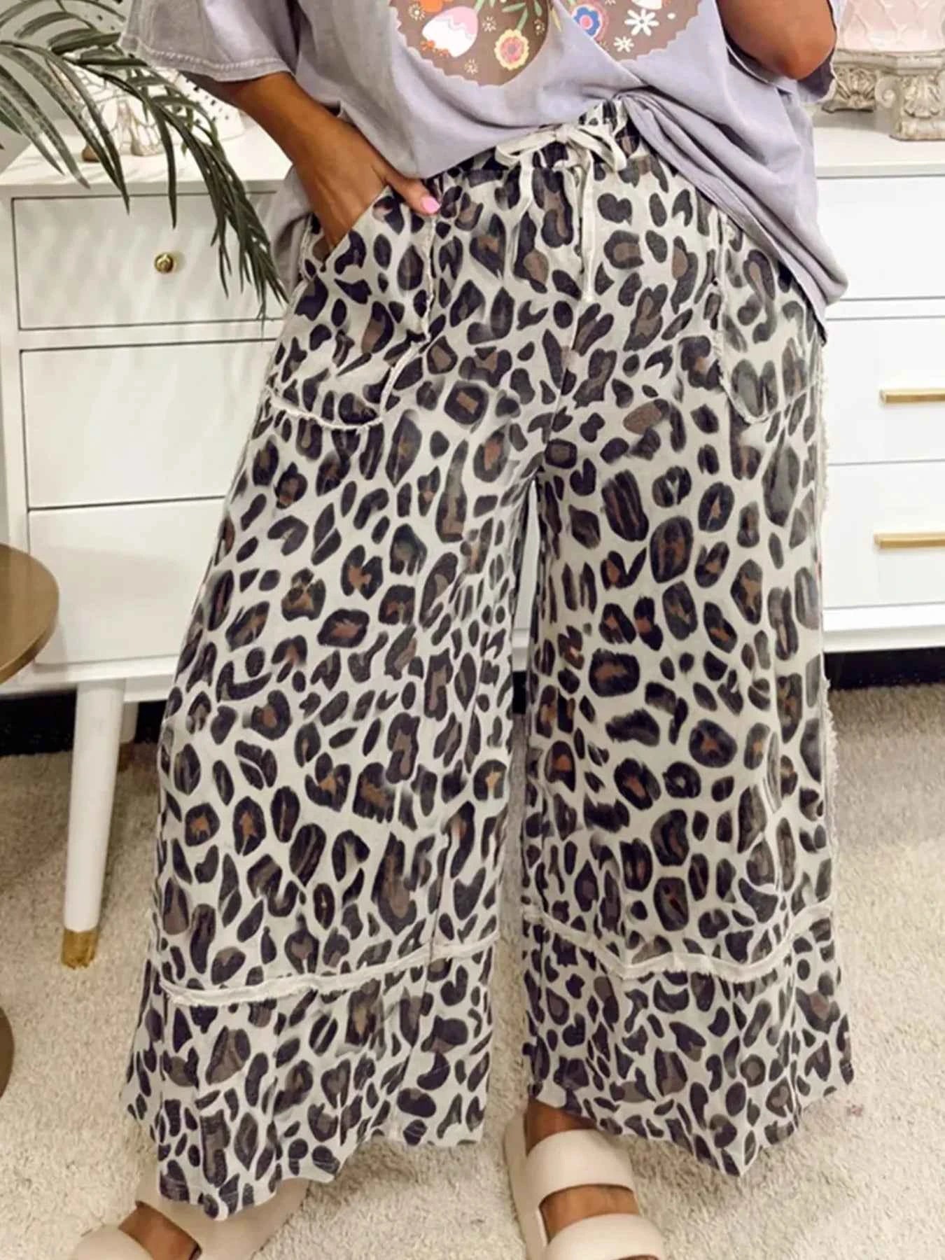Leopard Print Wide Leg Drawstring Pants 982eaf79-5ea1-407b-8c23-cc8f9311d397-Max-Origin