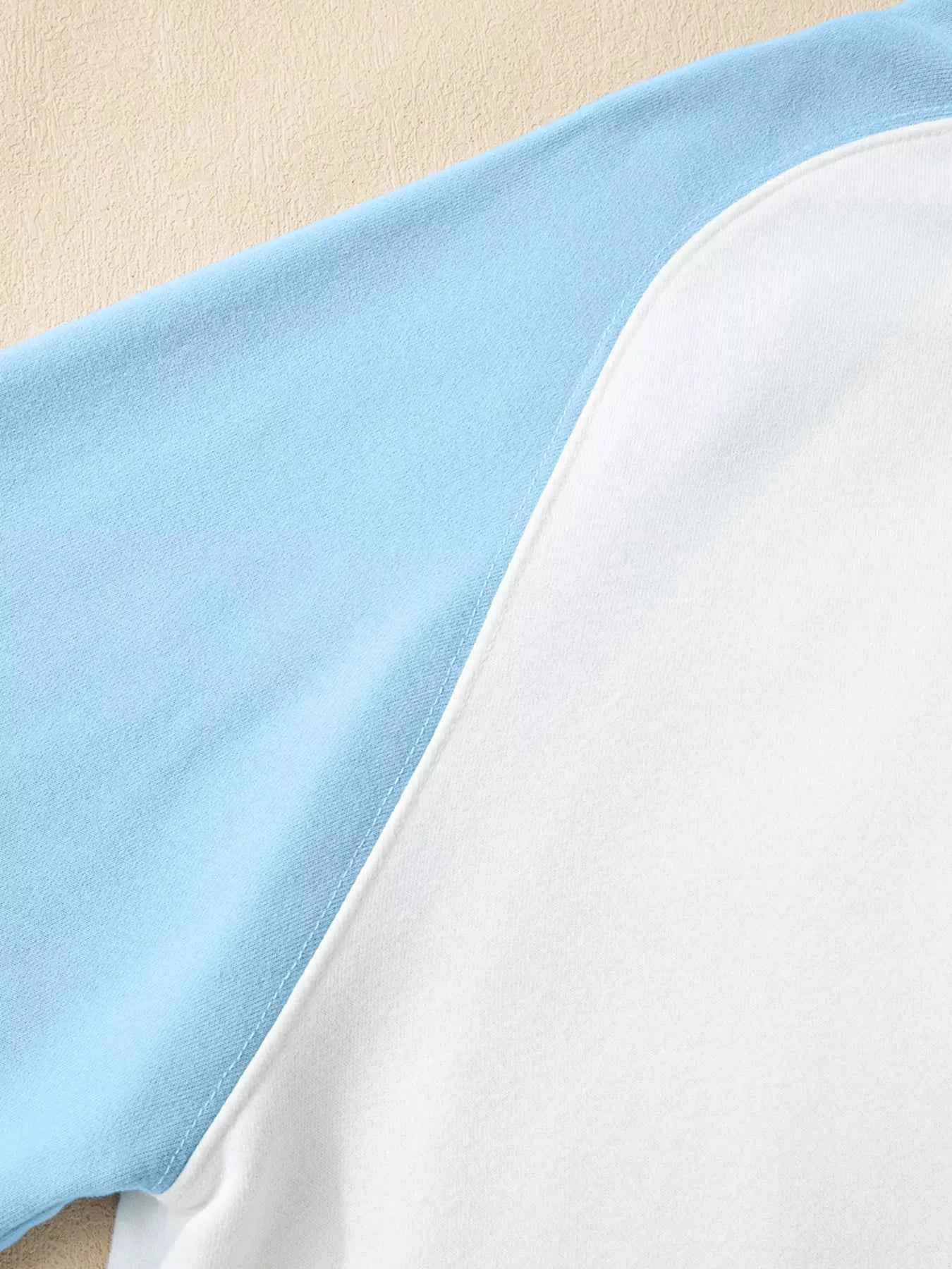 Color Block Snap Buttons Sweatshirt 9855e567b3444a918050943c18c42e9d-Max-Origin