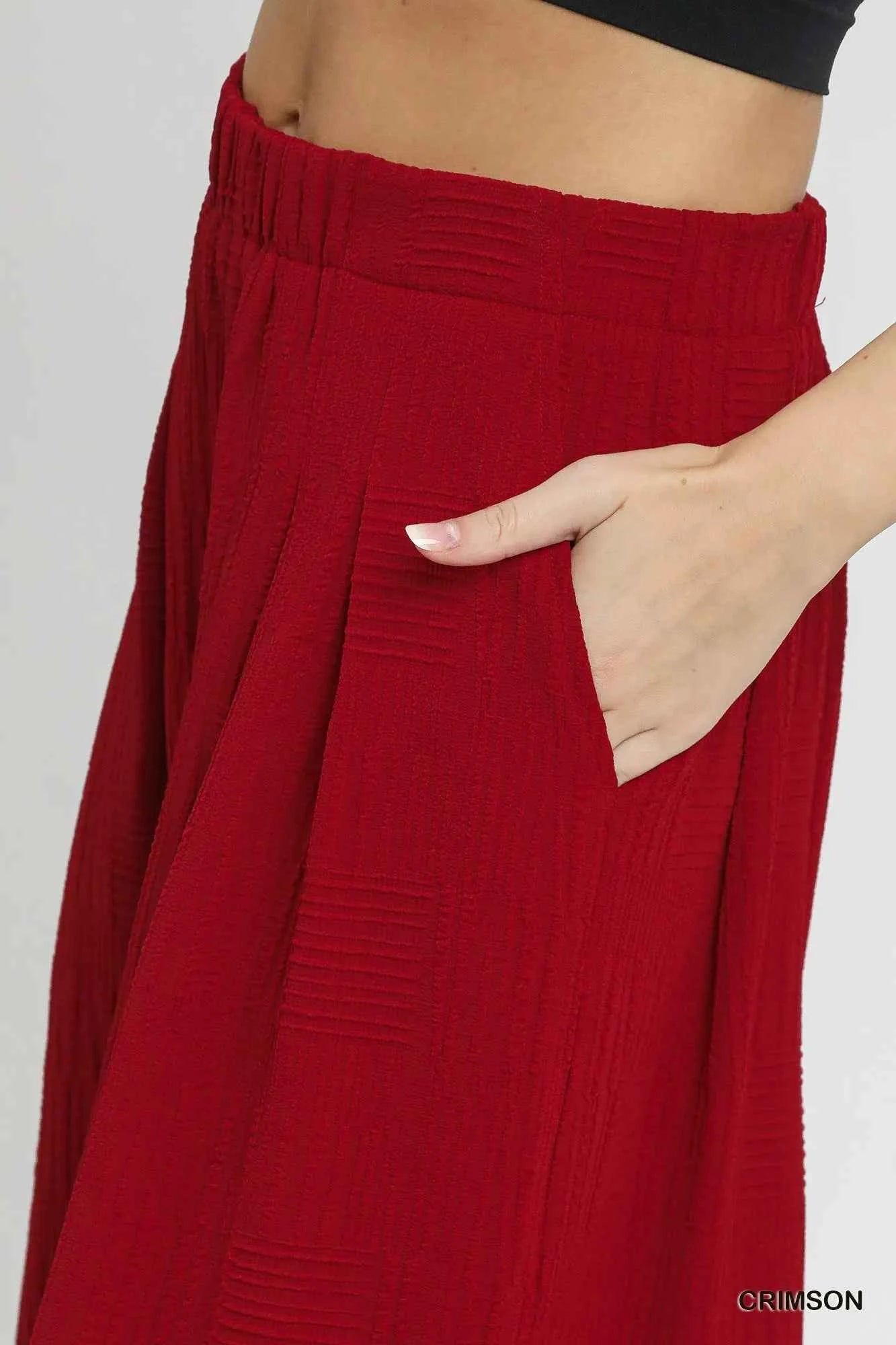 Umgee Elastic Waist Wide Leg Pants 9cdf3861-b7b5-47f5-8de7-93bb4ba4e0e1-Max-Origin