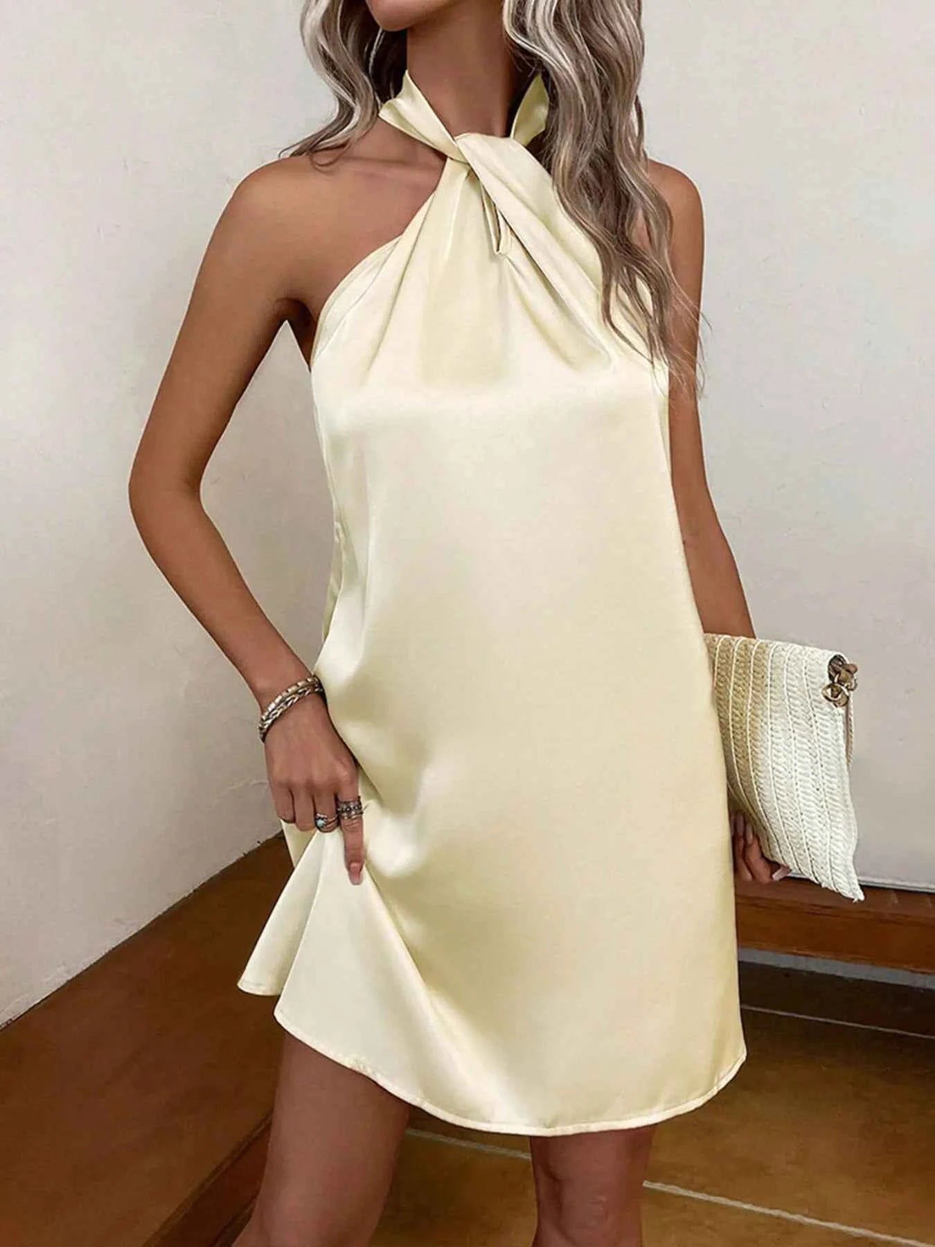 Halter Neck Satin Mini Dress a2c4b165a5244e37a90f2b84790b49c8-Max-Origin
