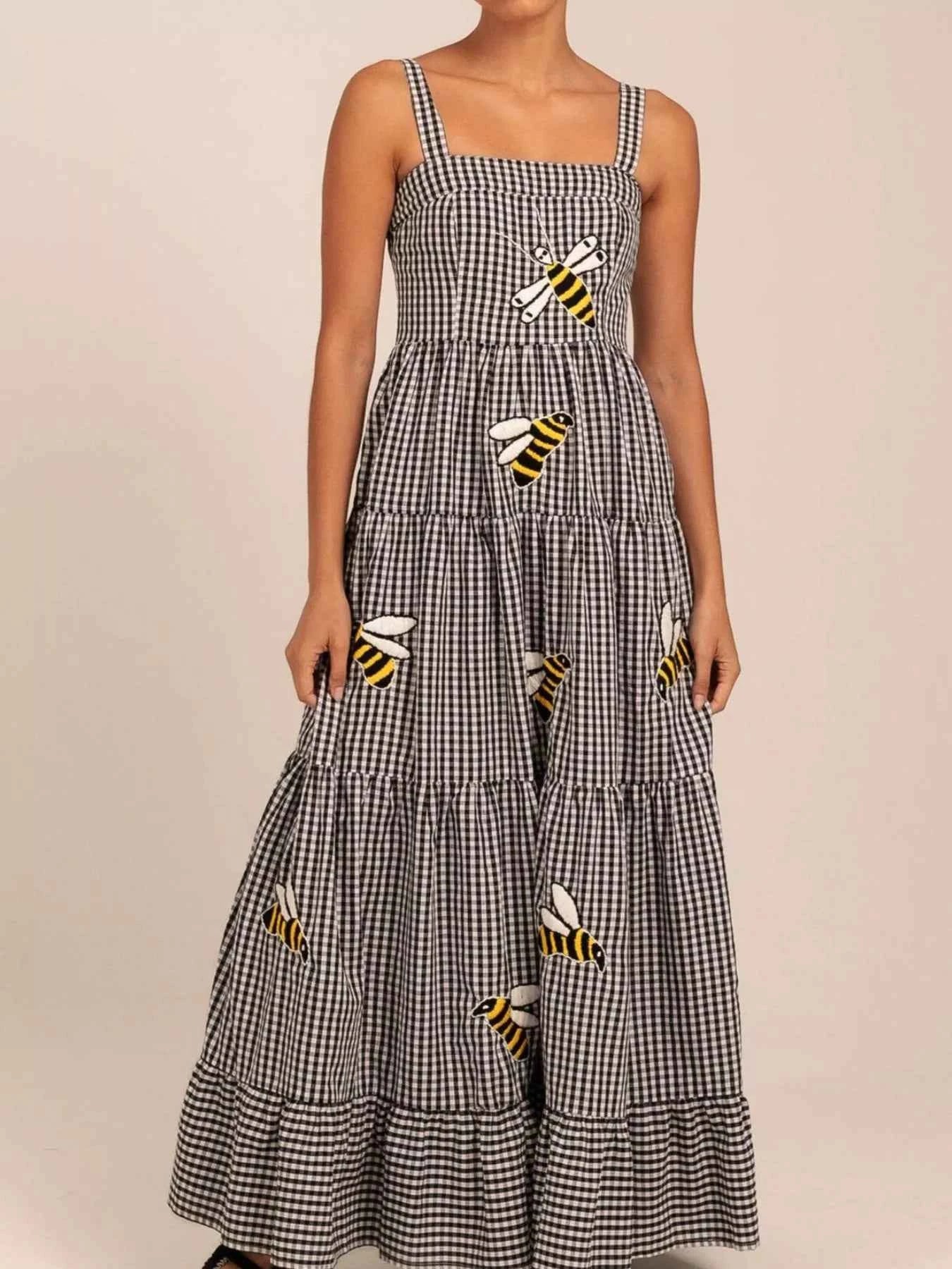 Embroidered Square Neck Tiered Maxi Cami Dress Black a442bfa1-6f3b-4d25-8009-051efacf8ffc-Max-Origin