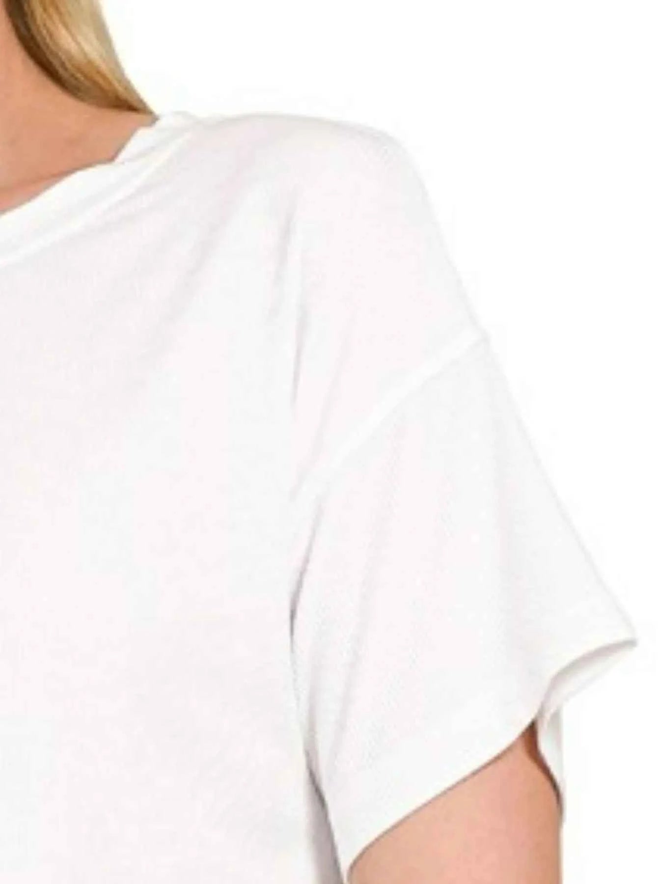 Zenana Ribbed Round-Neck Crop T-Shirt a80bc9c0-aa4c-45c0-a493-54ec947976ec-Max-Origin