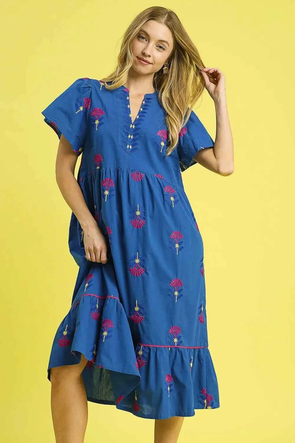Umgee Embroidered Tiered Midi Dress ae95e60a-ace3-4b6a-b79b-87475af82675-Max-Origin