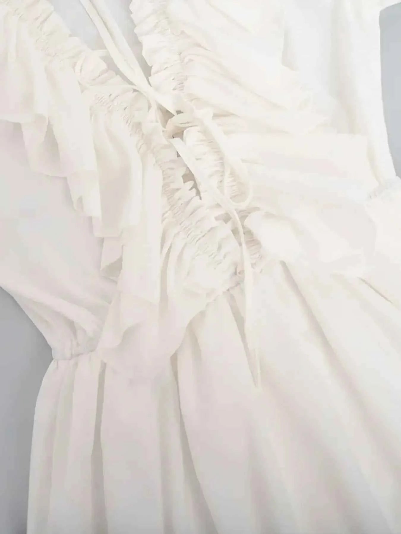 Ruffle Flounce Sleeve Mini Dress afcfcffadb5b44e4b3a13400baa9d4da-Max-Origin