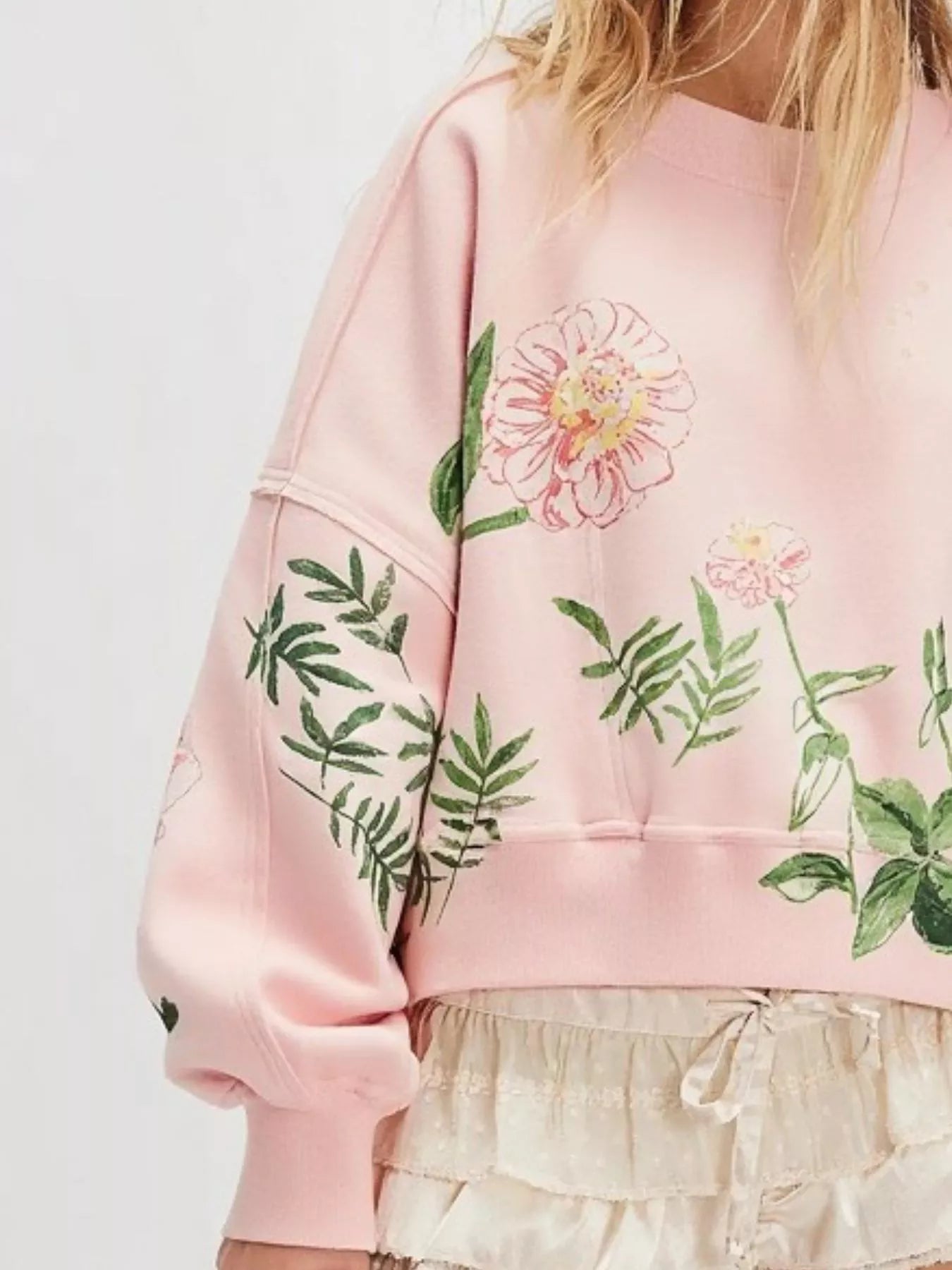 Printed Round Neck Dropped Shoulder Sweatshirt affe9eb8-dc84-464f-9cff-f935dba9d019-Max-Origin