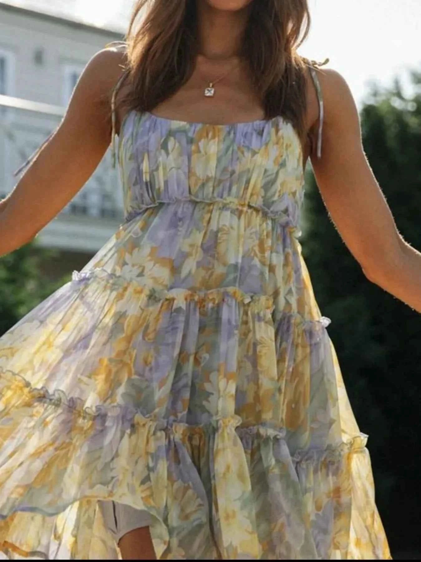 Printed Tie-Strap Tiered Mini Dress b3d9654c-bed8-4ab2-9ae0-314e60eb254c-Max-Origin