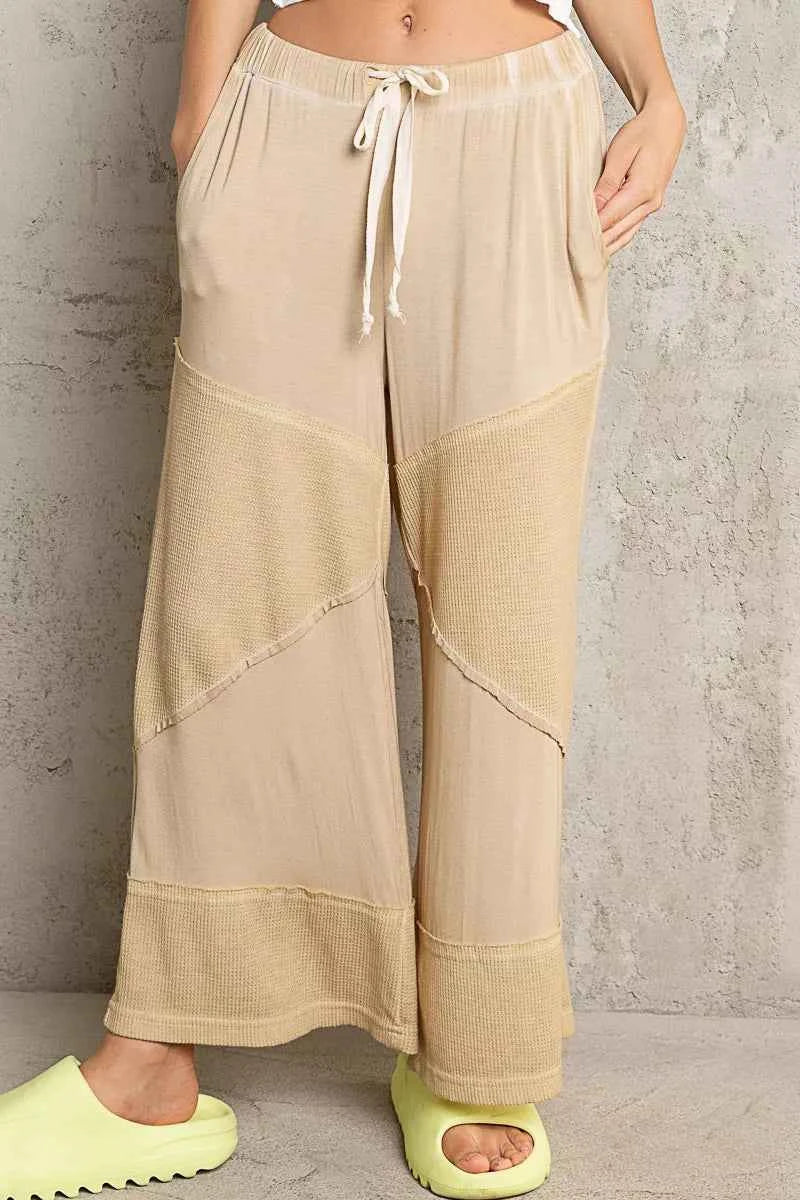 POL Elastic Waistband Wide Leg Pants with Drawstring b6b08ee1-9091-40b0-866a-1e34db525dec-Max-Origin