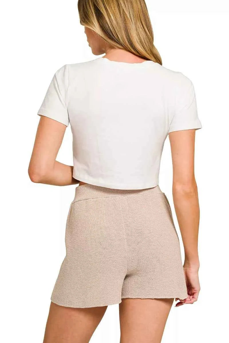 Zenana Round Neck Knit Top and Shorts Sweater Set b7daa608d07346e1846c6cdd07c225e1-Max-Origin