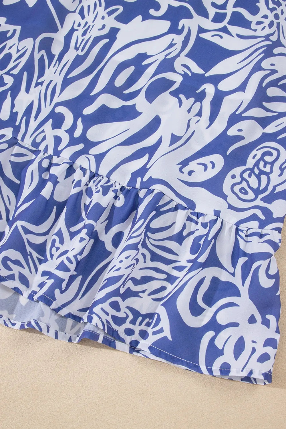 Floral Print Spaghetti Strap High Waist Dress b9c42fea-b5bf-485f-9517-f4b47f5df2f6-Max-Origin