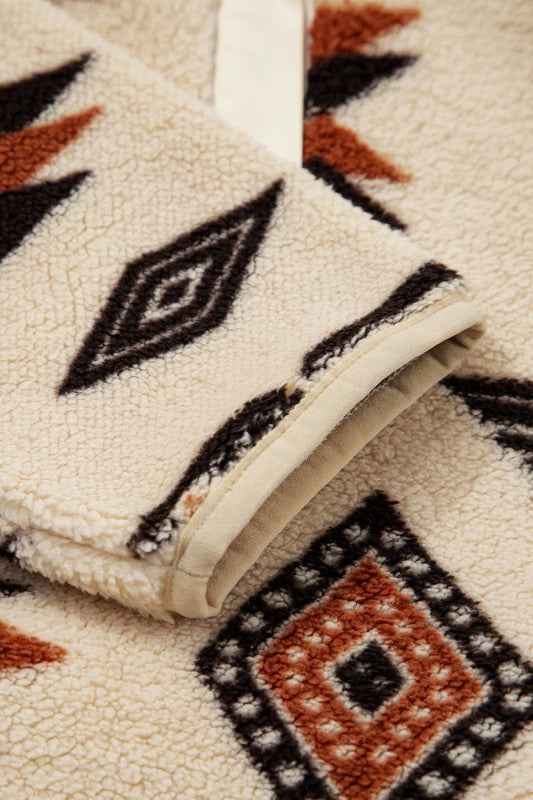 Western Aztec Fleece Half Zip Sweatshirt ba65d580-12bc-452e-8afa-c89e04ed19de