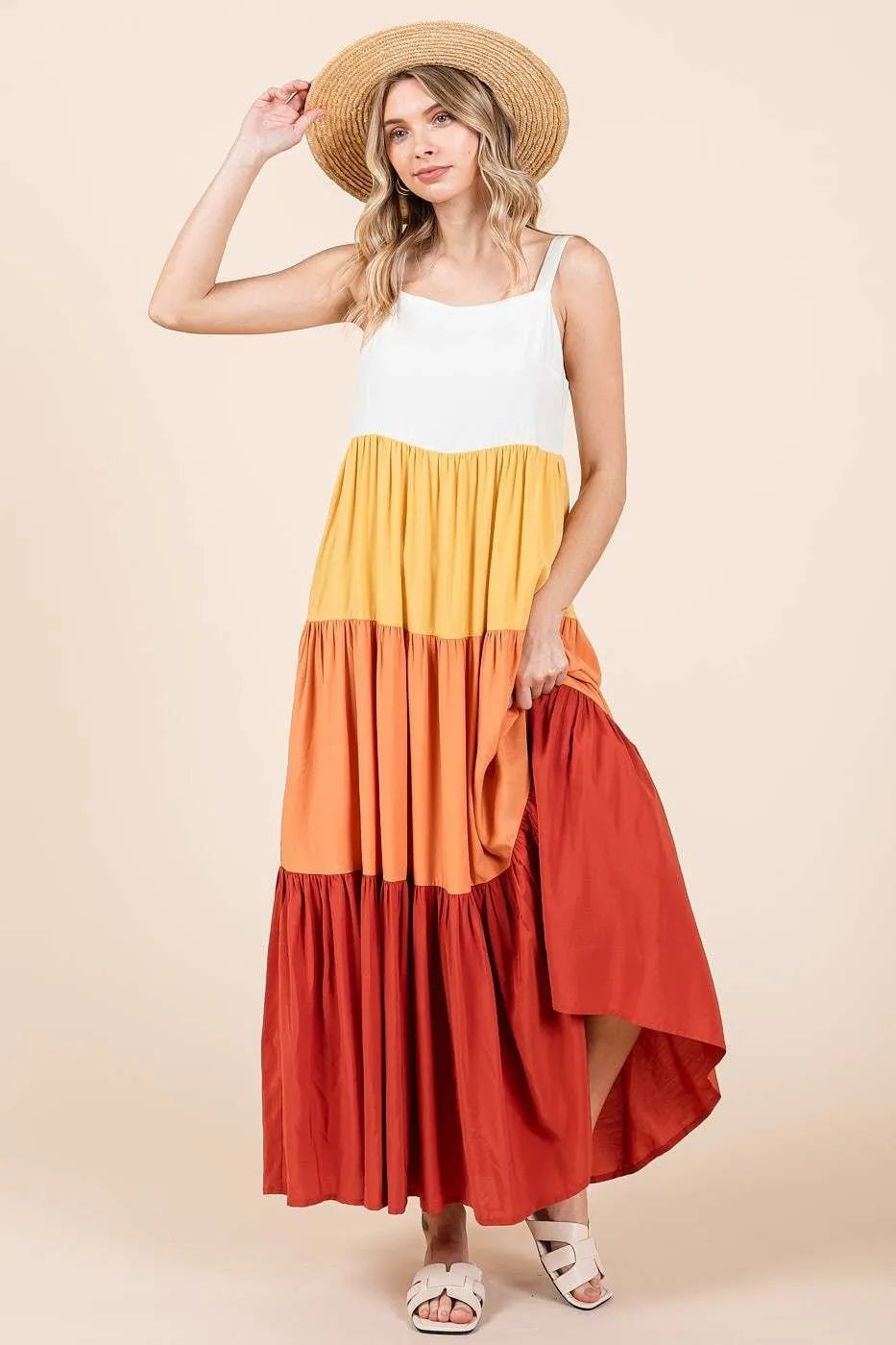 Mittoshop Color Block Tiered Pull-On Maxi Dress bb9fefdfb9754a9682085037dc7f9eac-Max-Origin