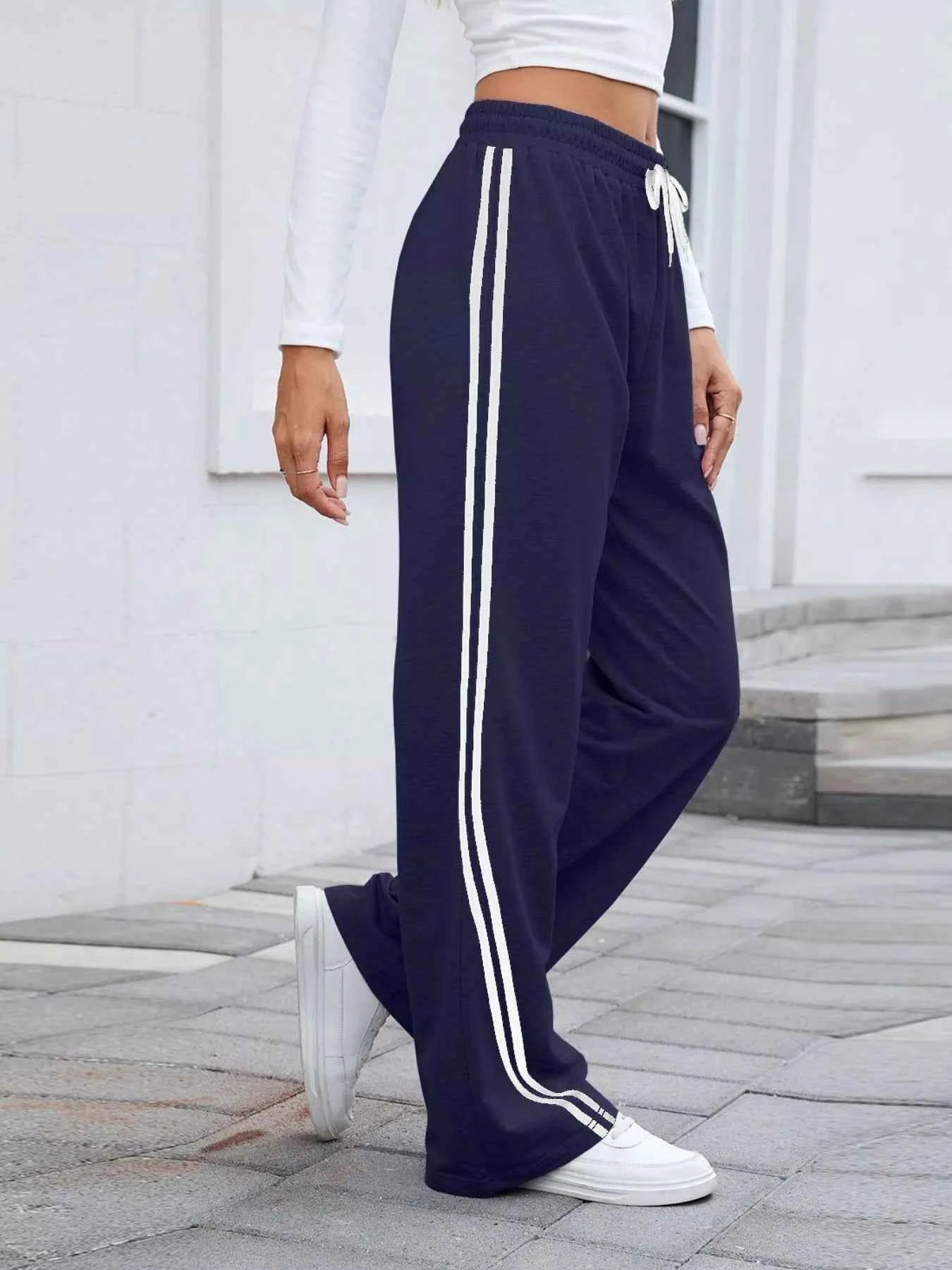 Side Striped Wide Leg Pants bcbd5245-e281-422d-a64a-cf799014936a-Max-Origin