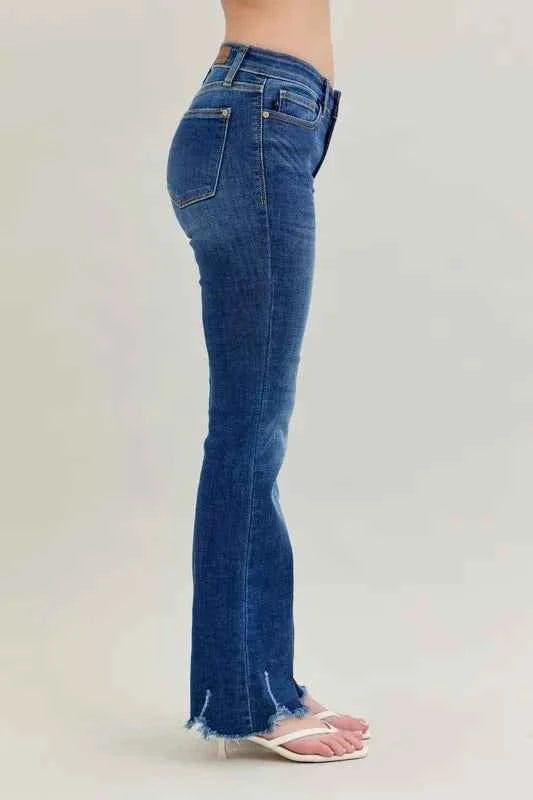 Judy Blue Full Size Mid-rise Non-distressed Hem Bootcut Jeans Plus Size bf316435-7e8a-4c99-8707-08728d2ff96b-Max-Origin